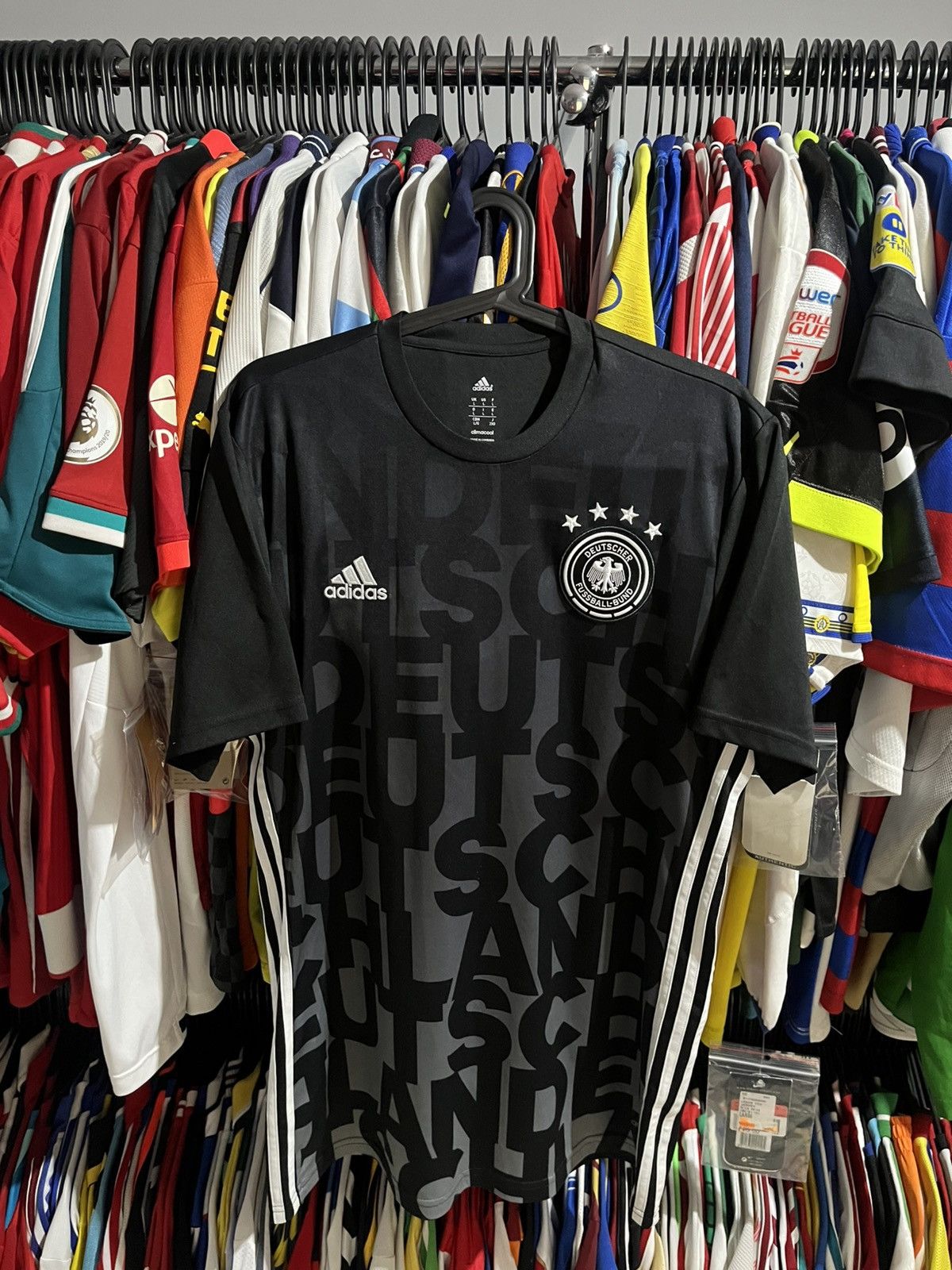 Adidas Adidas Germany 2016 Pre-Match Soccer Jersey Size US L / EU 52-54 / 3 - 1 Thumbnail