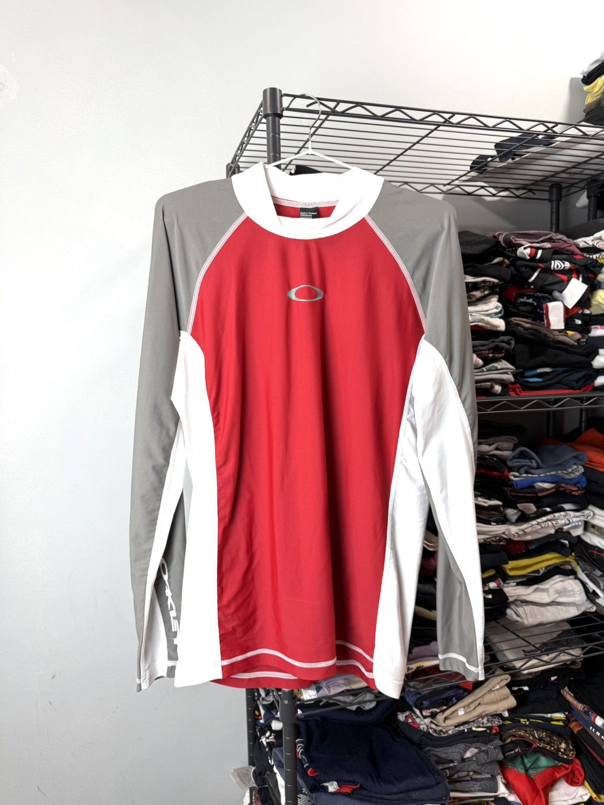 Oakley Vintage 2000’s Oakley Longsleeve T Shirt Thermo Gorpcore Size US XXL / EU 58 / 5 - 1 Thumbnail