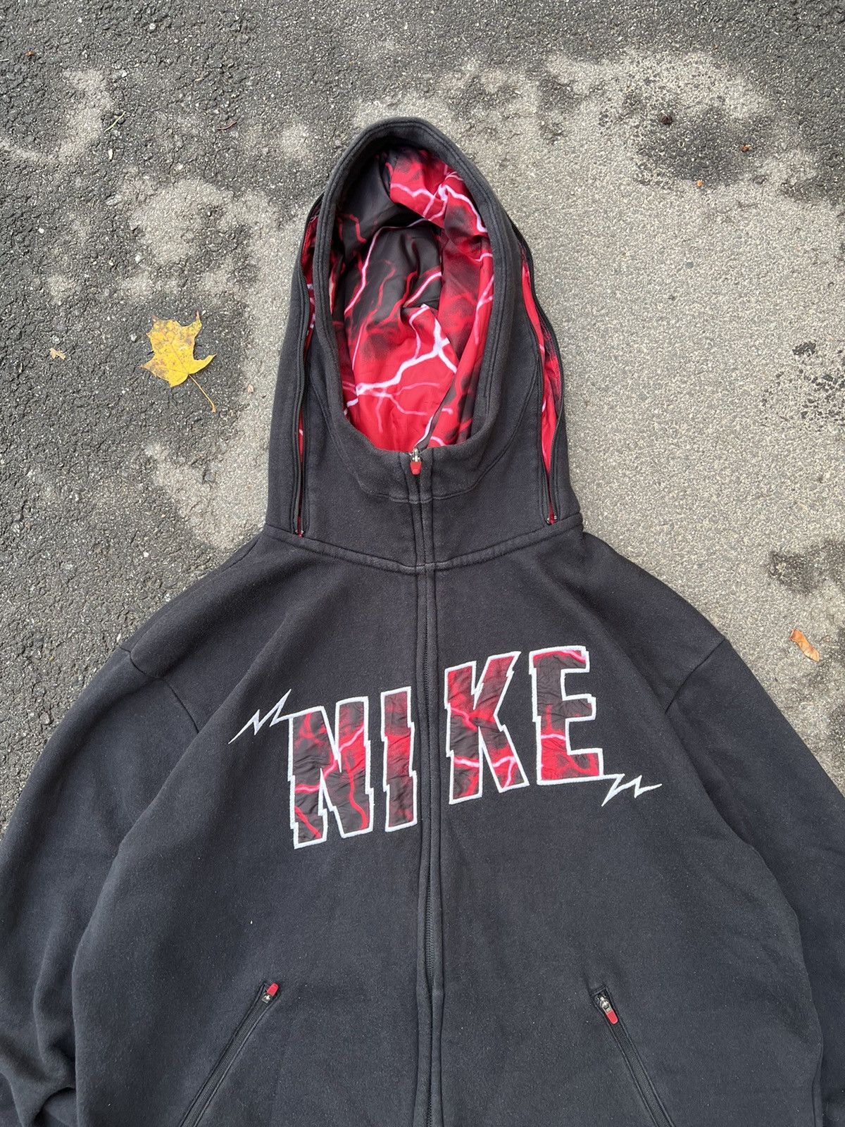 Nike Vintage Nike Spellout Zip Up Hoodie big centr logo y2k Size US M / EU 48-50 / 2 - 14 Thumbnail