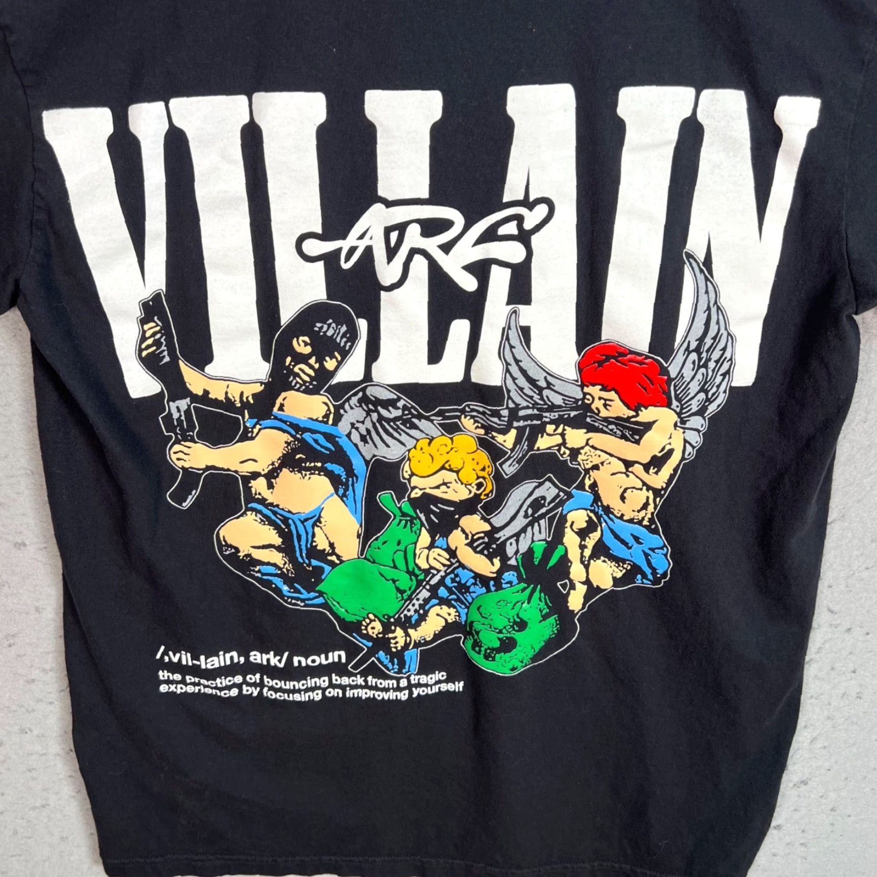 Vintage VINTAGE TNC Villain ARC Graphic Black T-Shirt Adult Large Mens Size US L / EU 52-54 / 3 - 7 Thumbnail