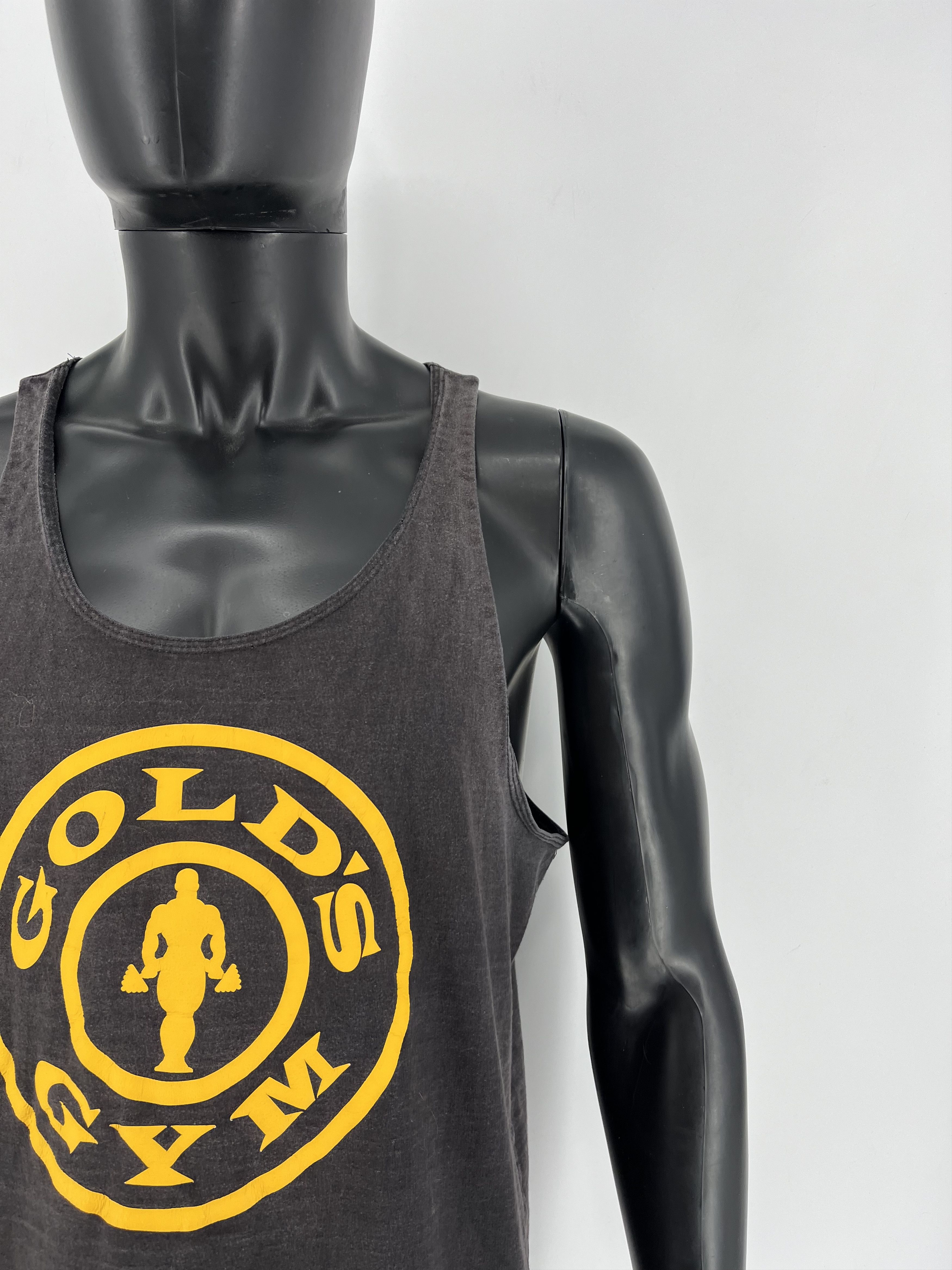 Sports Specialties Vintage 90s Gold’s Gym Red Tank Top Workout Promo Size US XL / EU 56 / 4 - 7 Thumbnail