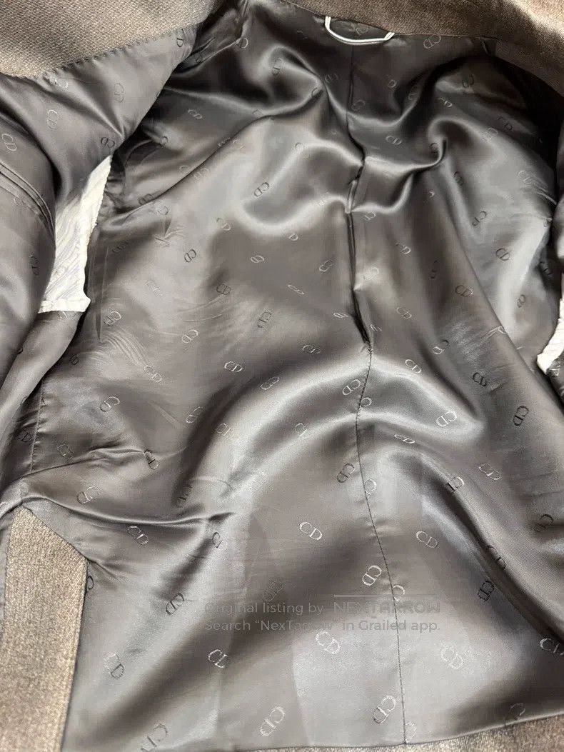 Dior Dior Gray woollen jacket Size US S / EU 44-46 / 1 - 7 Thumbnail