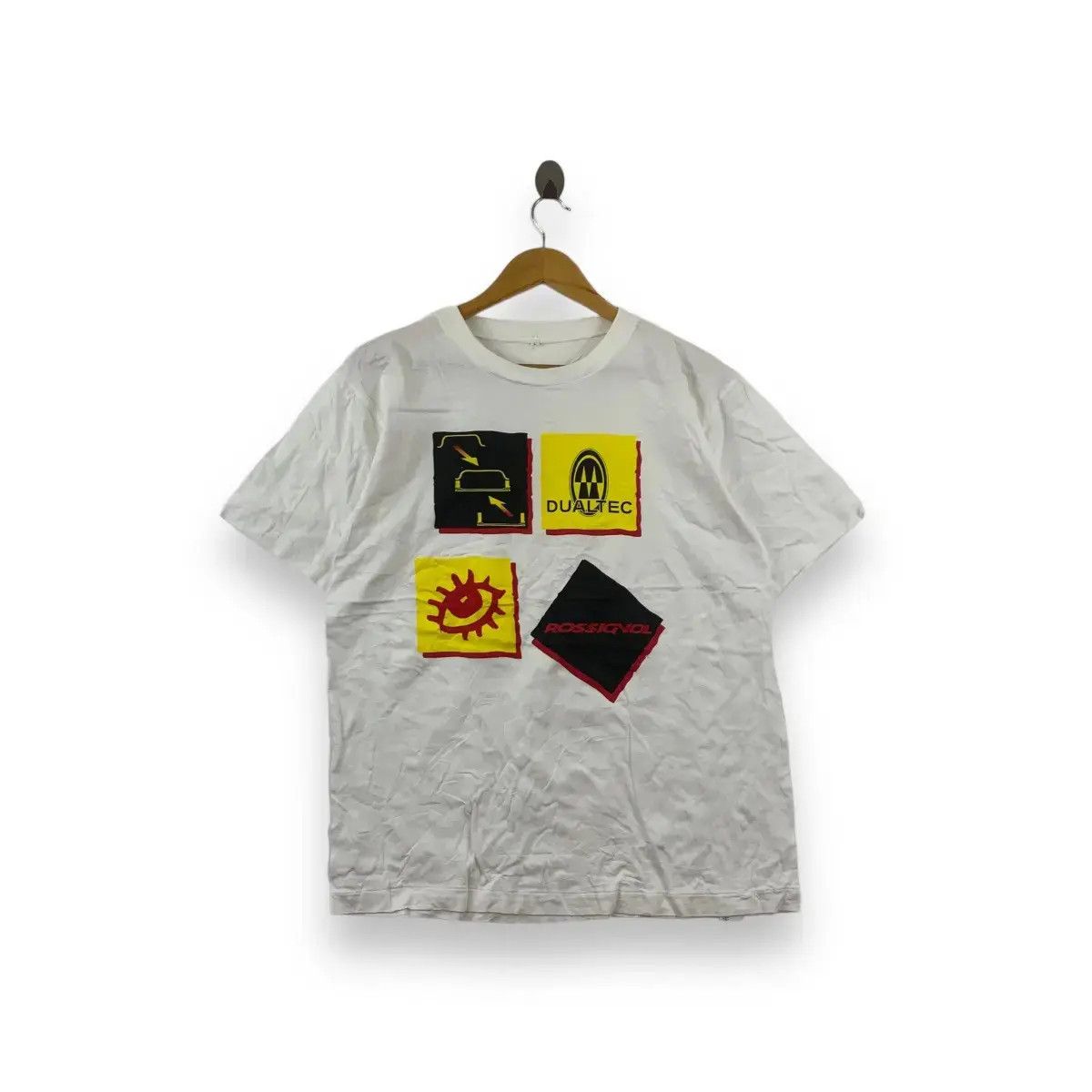 Vintage Vintage ROSSIGNOL DUALTEC SKI Logo All Mountain Tee Shirt Size US L / EU 52-54 / 3 - 1 Thumbnail