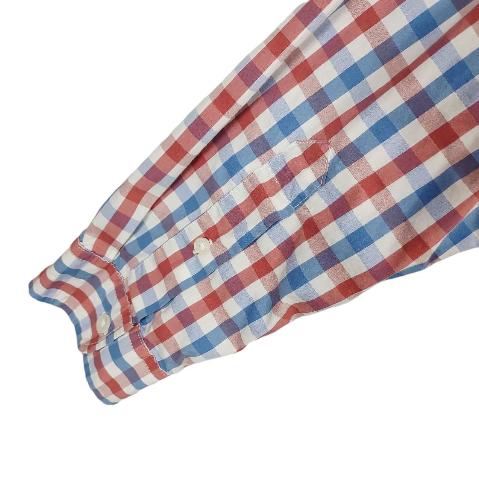 Other Tailor Vintage Fast Dry Performance Men's XL Gingham Shirt Size US XL / EU 56 / 4 - 4 Thumbnail