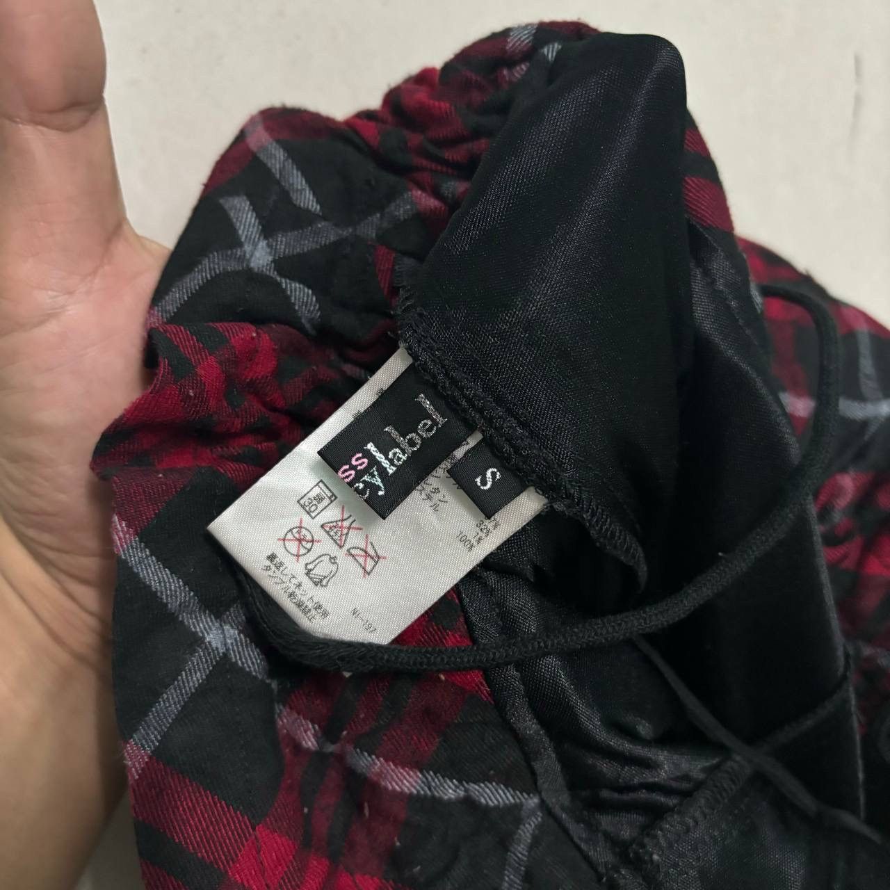 Japanese Brand Mad Punk Red Tartan Skirt Size 25" / US 0 / IT 36 - 4 Thumbnail