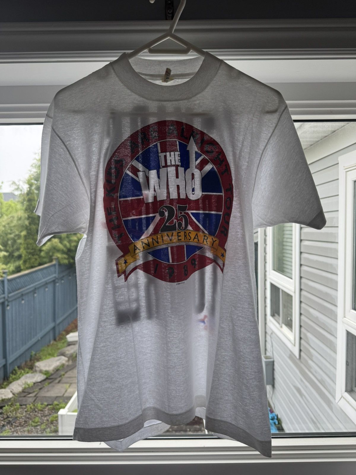 Vintage Vintage 80s The Who Band Tee Single Stitch Screen Stars Size US L / EU 52-54 / 3 - 21 Thumbnail
