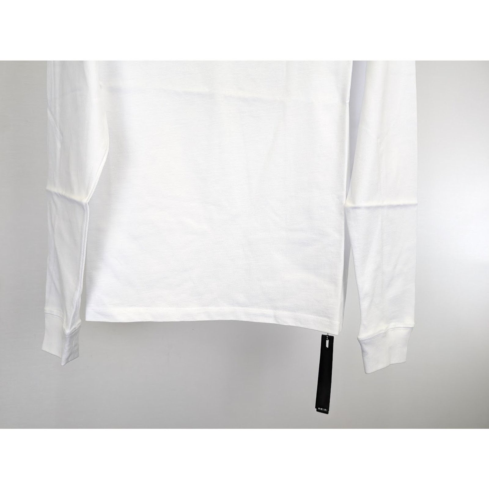 Amiri o1rshd1 Q:2 / Sun Long Sleeve Tee T-Shirt in White Size US XXL / EU 58 / 5 - 9 Thumbnail