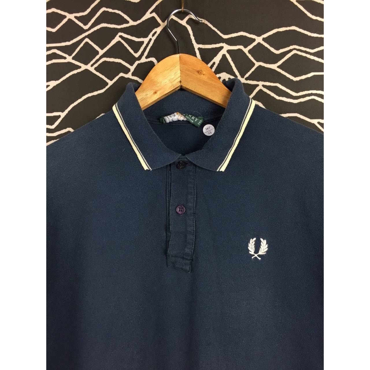 Fred Perry × Vintage Vtg Fred Perry Made In Italy Combed Cotton Polo Tee Size US M / EU 48-50 / 2 - 3 Thumbnail