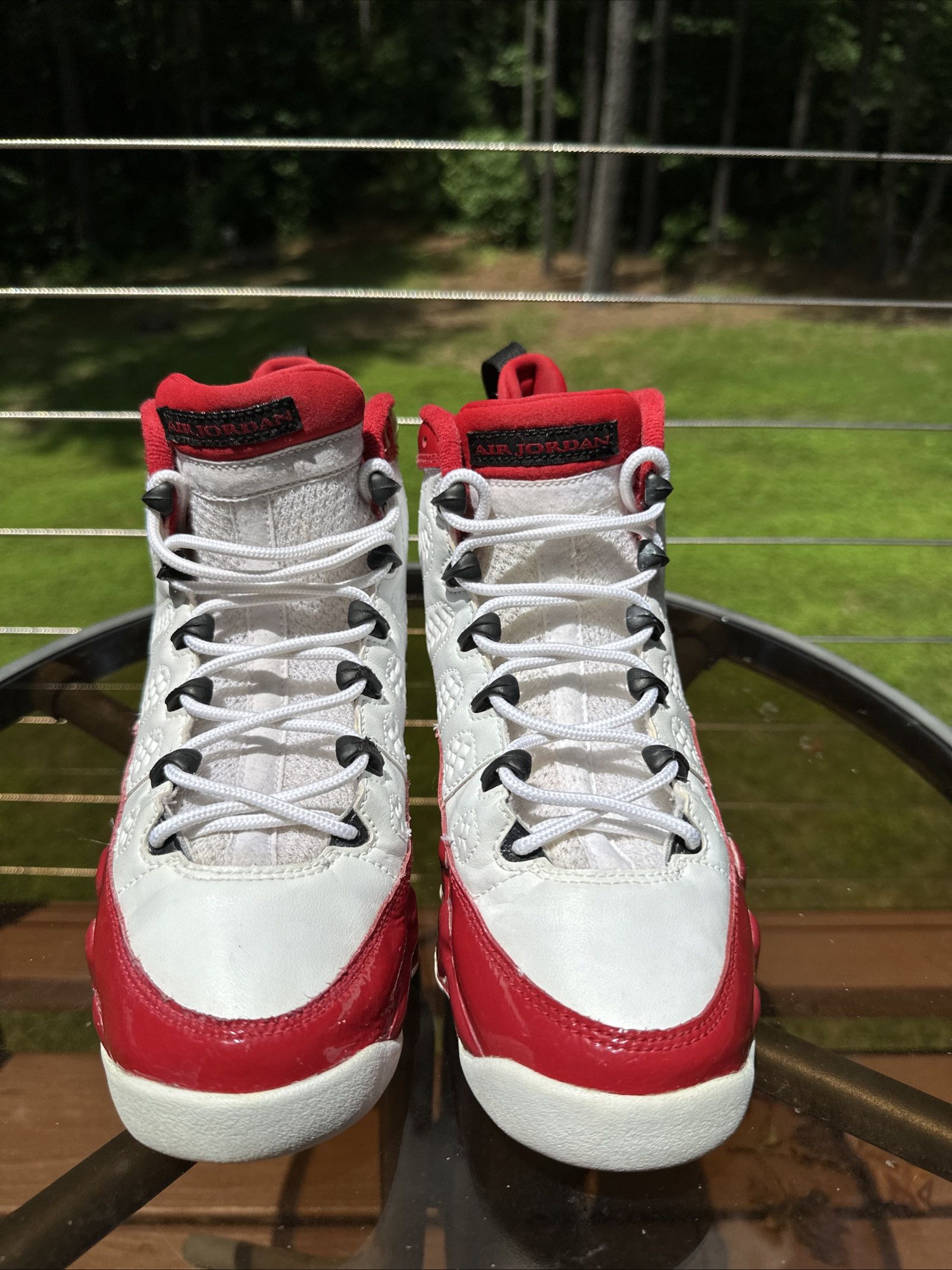 Jordan Brand Nike Air Jordan 9 Retro Gym Red 302359-160 GS Size 7y Size US 7 / EU 40 - 2 Thumbnail