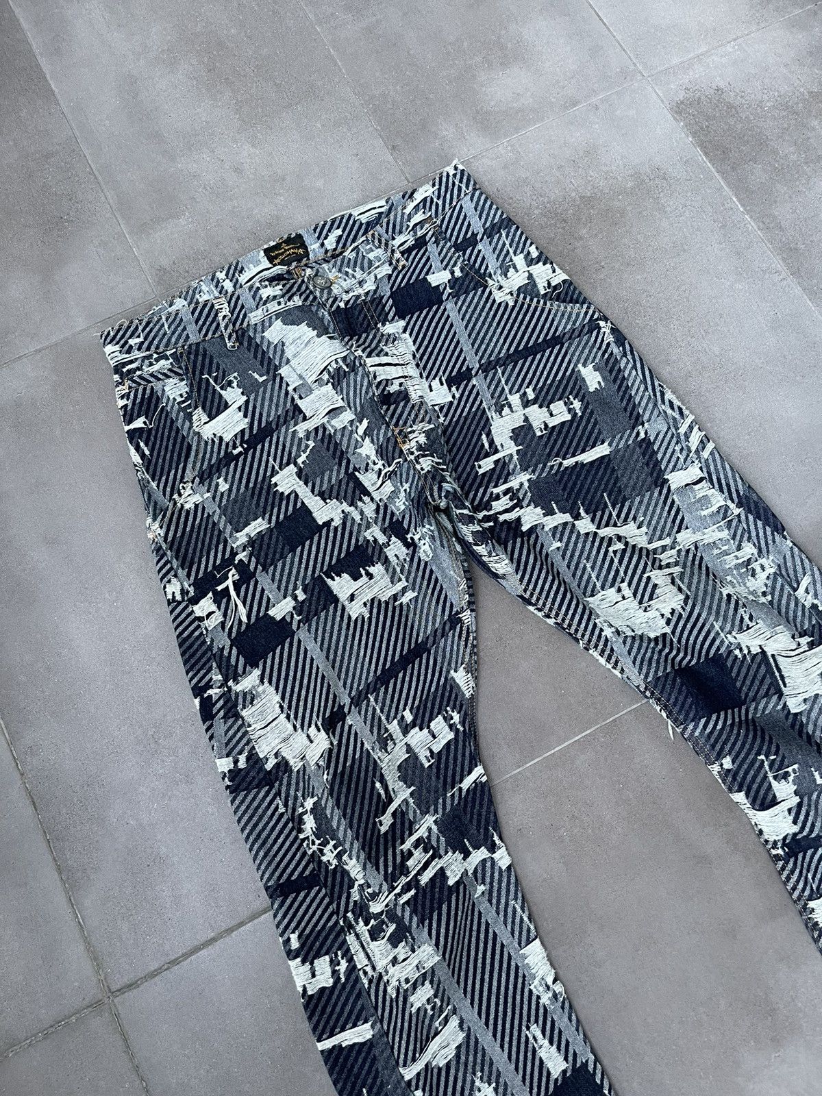 Vivienne Westwood Vivienne Westwood Patched Stitched Denim Riding Pants Size US 32 / EU 48 - 12 Thumbnail