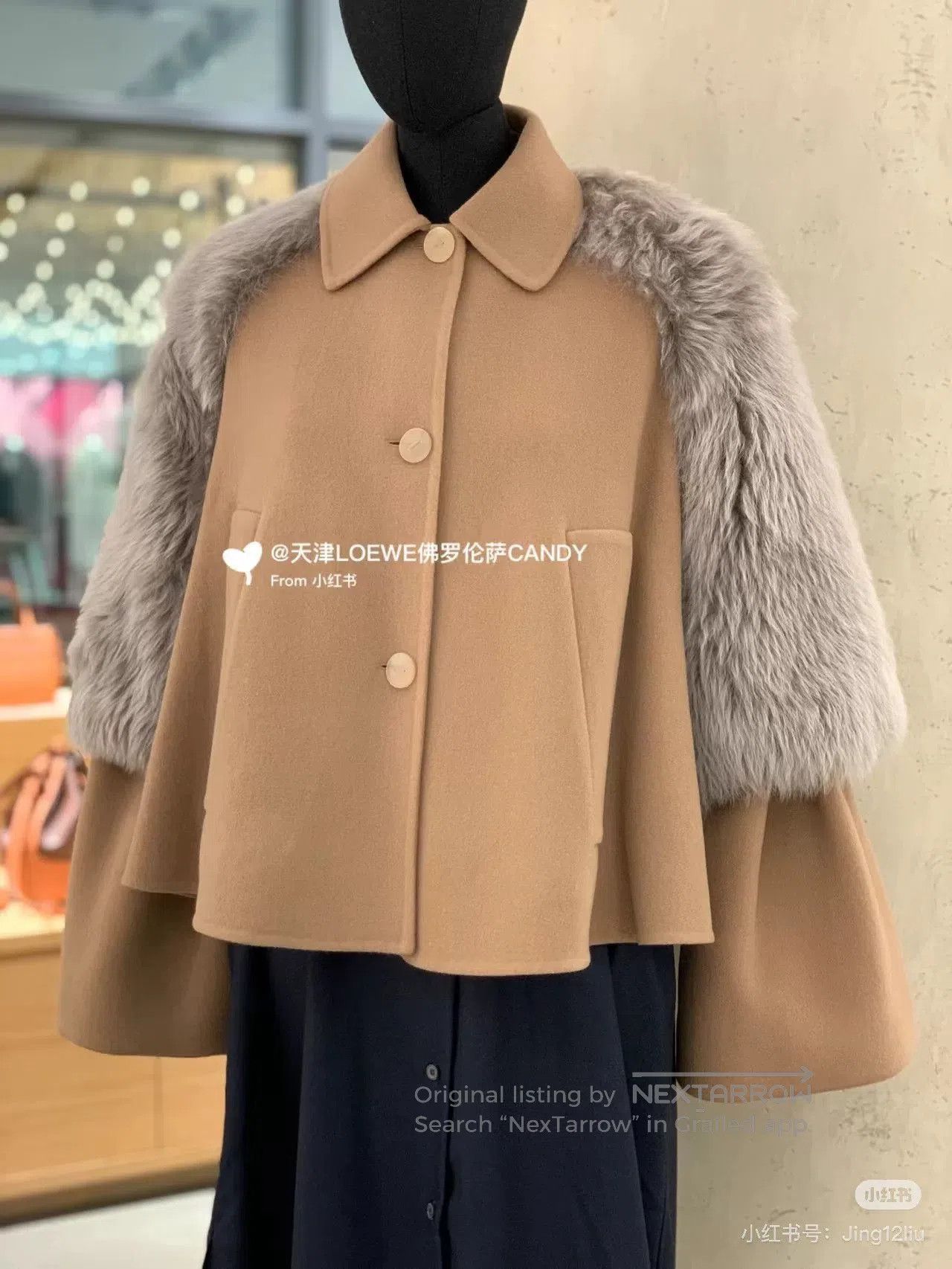 Loewe LOEWE Wool Cashmere Coat Size 38. Size US S / EU 44-46 / 1 - 2 Thumbnail