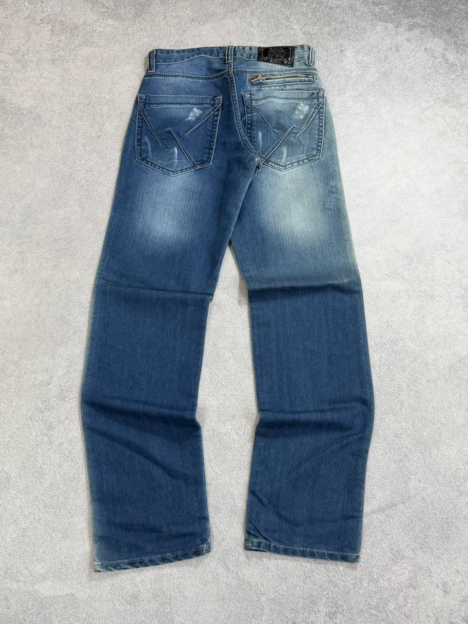 Hedi Slimane 00s Hedi Slimane Dior Style Archive Baggy Y2K Denim jeans Size US 31 - 1 Thumbnail