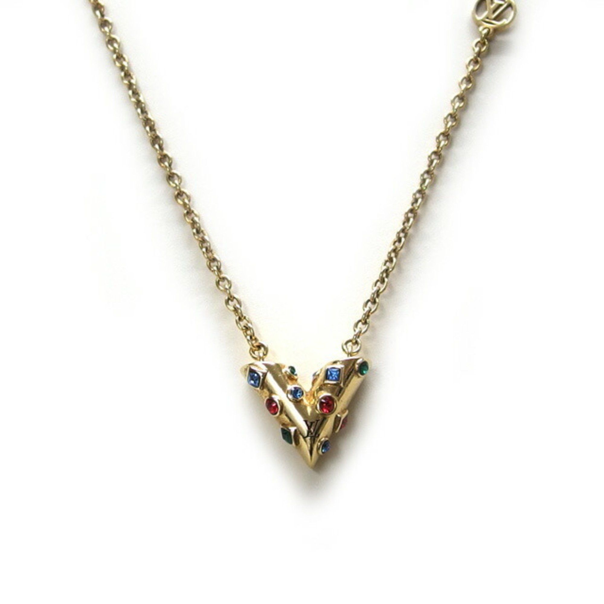 Louis Vuitton Louis Vuitton Collier Essential V Planet Necklace Gold Size ONE SIZE - 1 Thumbnail