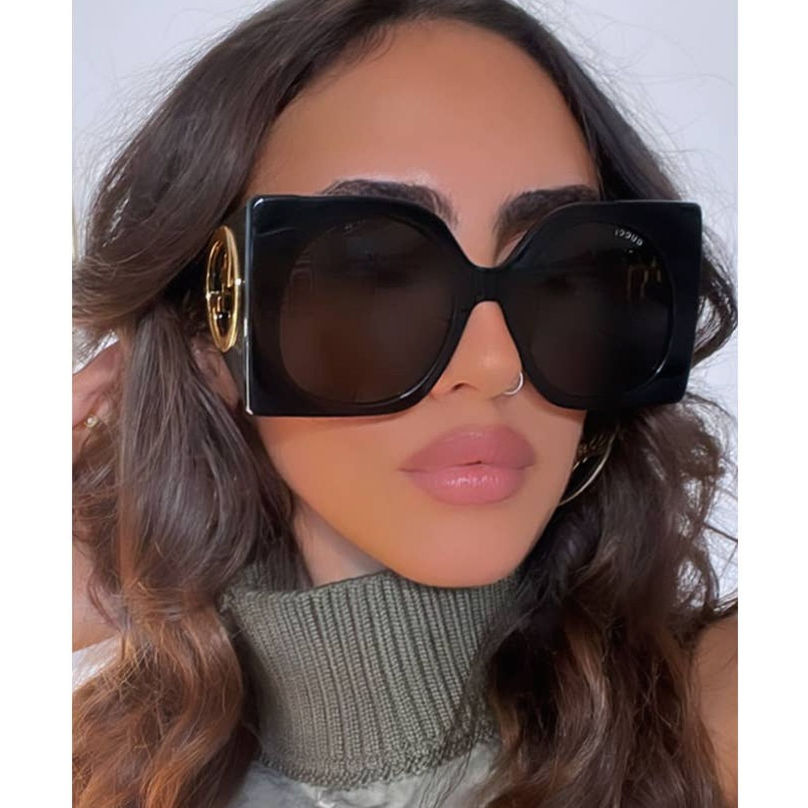 Gucci NEW Gucci GG1254S Oversized Black Sunglasses $695 Size ONE SIZE - 11 Thumbnail