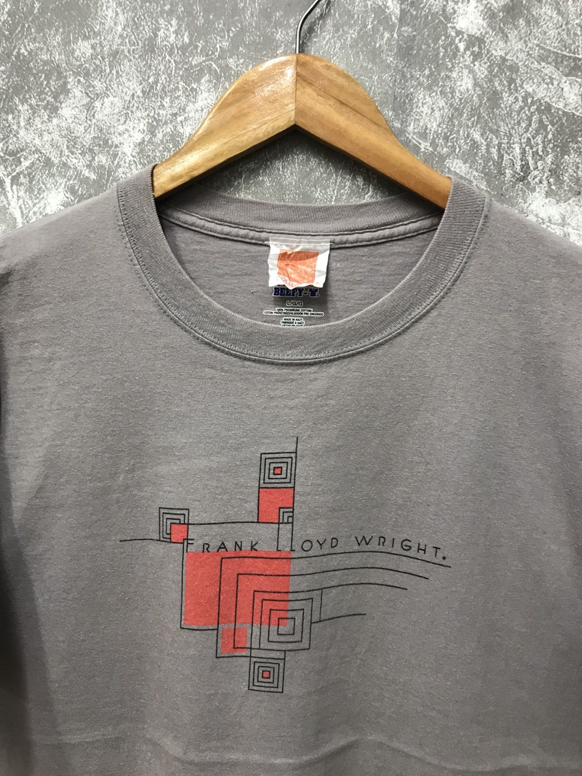 Vintage Vintage Frank Lloyd Wright Pop Art Tee Size US L / EU 52-54 / 3 - 2 Thumbnail