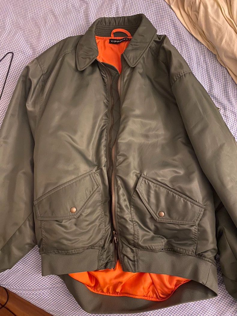 Y/Project Y/PROJECT Green Batwing Pilot Jacket - dmc Size US XXS / EU 40 - 1 Thumbnail