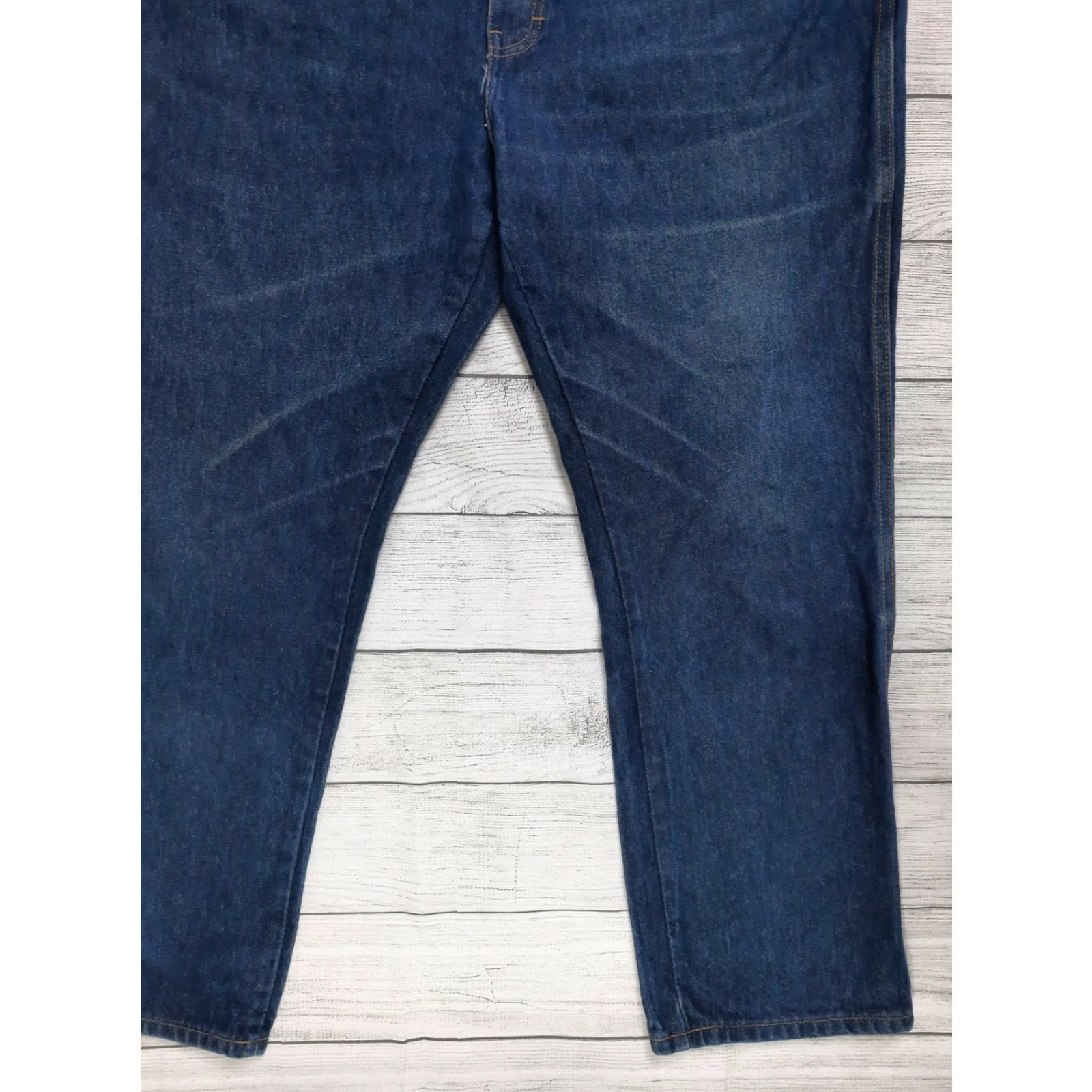 Dickies Dickies Jeans Cotton Blue Denim Jeans Men 44x32 Regular Fit Straight Leg Dark Wash May 42x32 Inseam 32 Accessories Pockets Yahoo Size US 42 / EU 58 - 5 Thumbnail