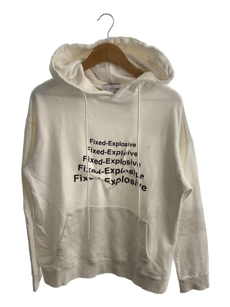 image of Post Archive Faction Paf "fixed-Explosive" Hoodie Right in White, Men's (Size Small)