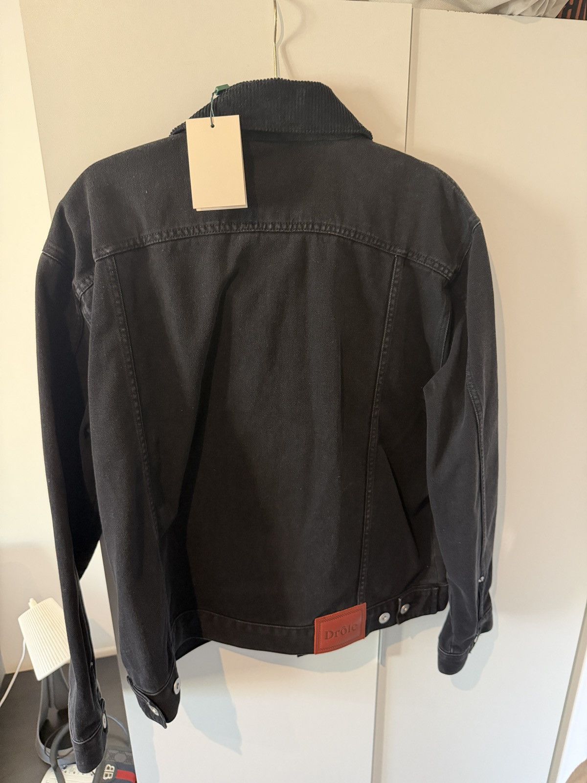 Drole De Monsieur Black Denim Jacket, Men's (Size Xl) — image 2 of 5