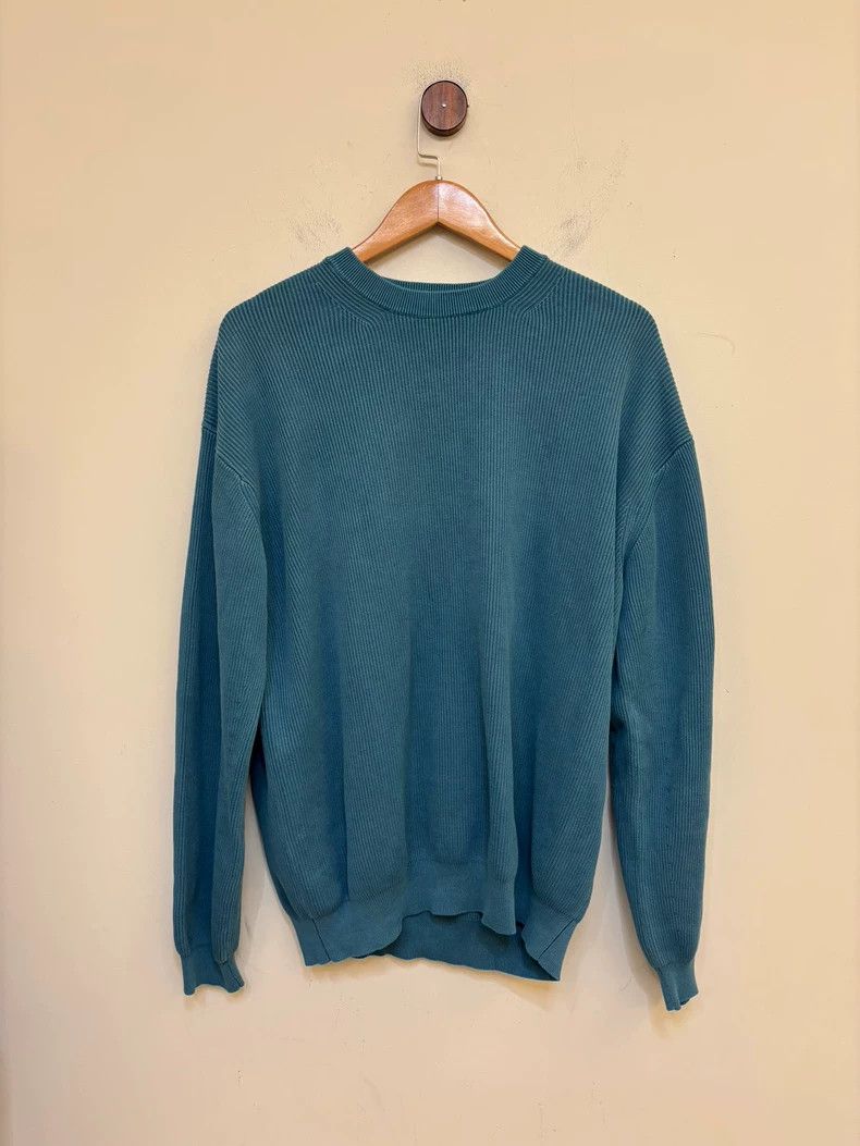 Loro Piana Blue Tie-Dye Knit Sweater Size US XL / EU 56 / 4 - 1 Thumbnail