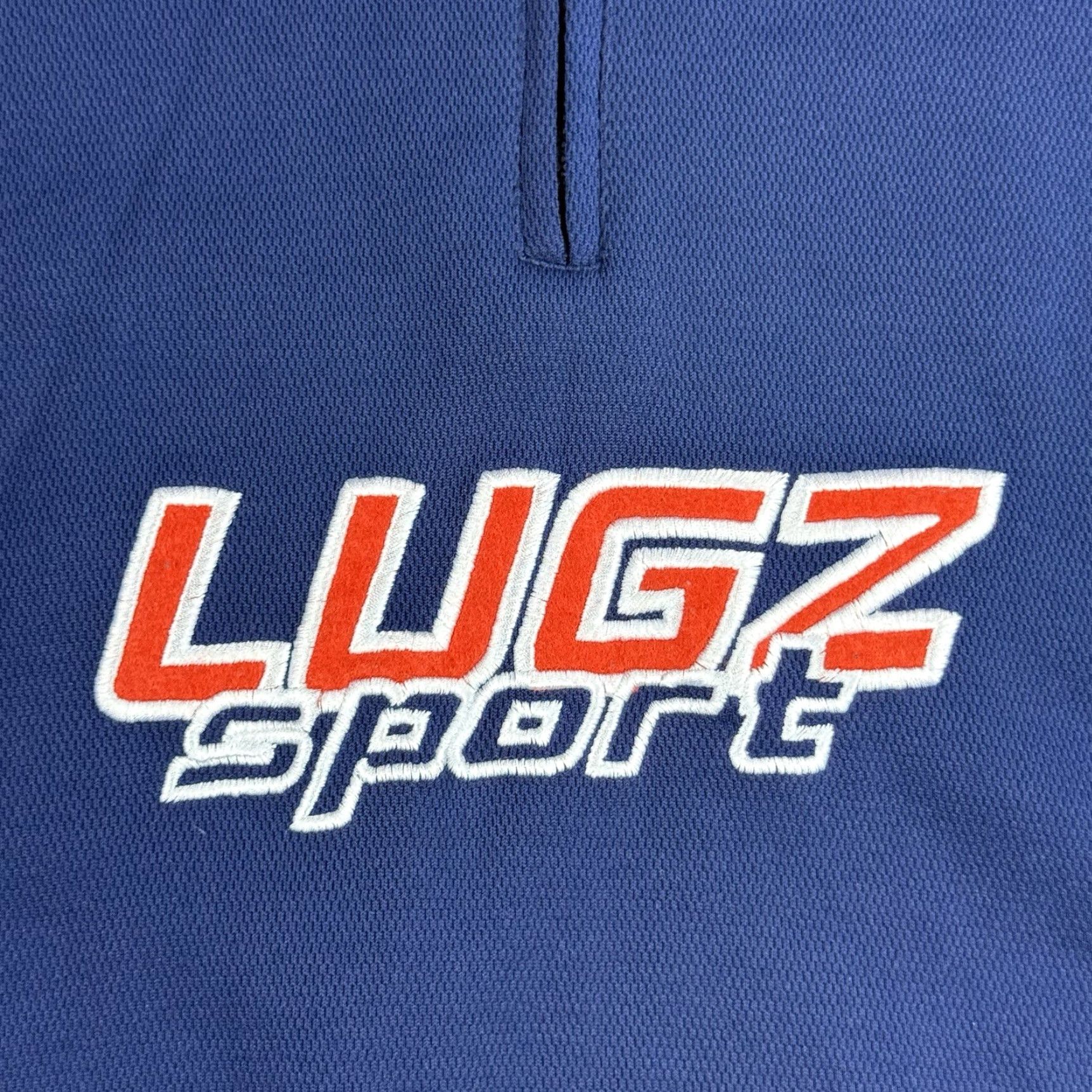 Lugz VTG Lugz Sport Pullover Mens 2XL Blue 1/4 Zip Sweatshirt Streetwear Modern Sportswear Jersey Mens Size US XXL / EU 58 / 5 - 2 Thumbnail