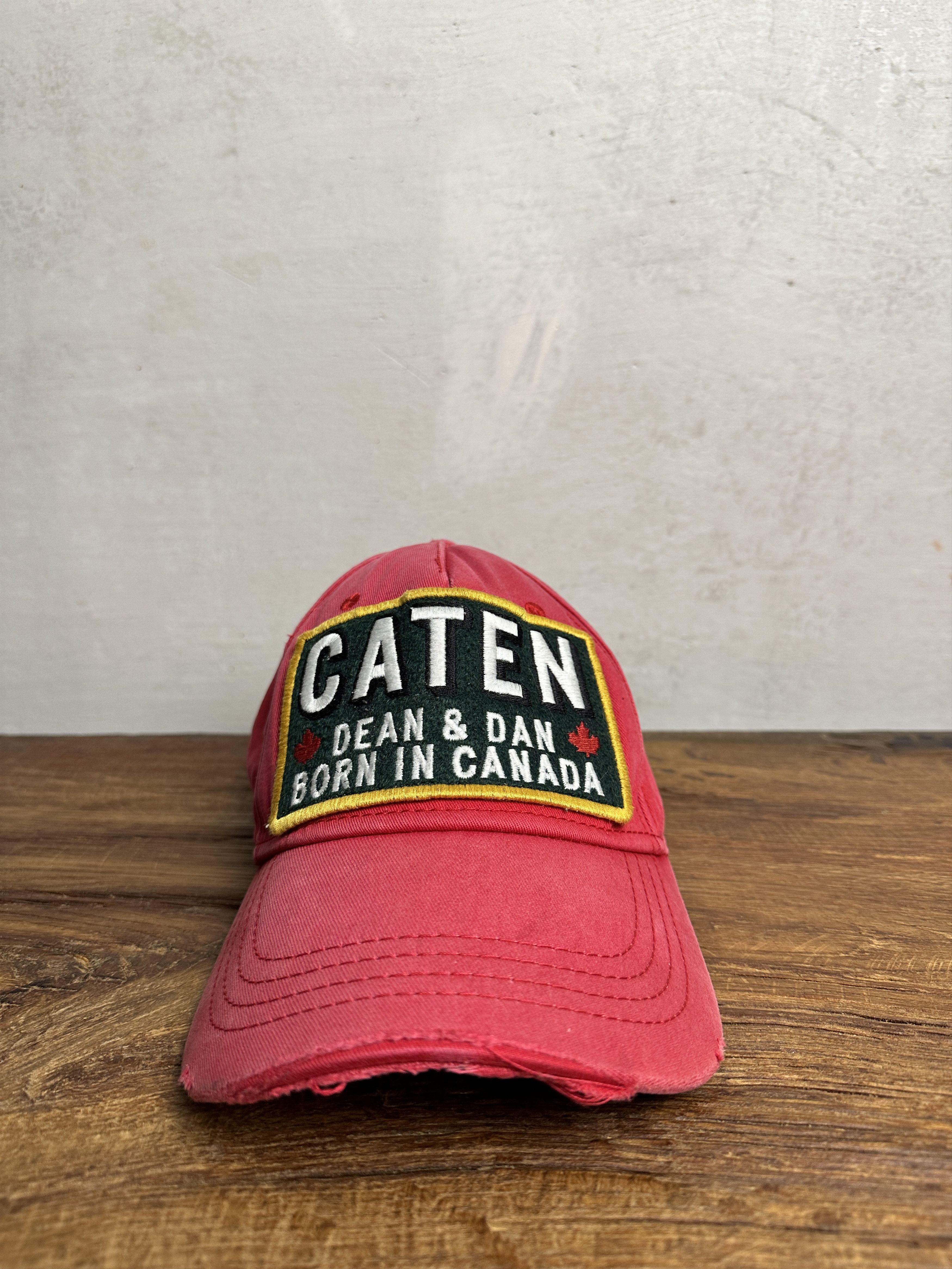 Dsquared2 DSQUARED2 D2 Caten Red Original Born in Canada Cap Size ONE SIZE - 5 Thumbnail