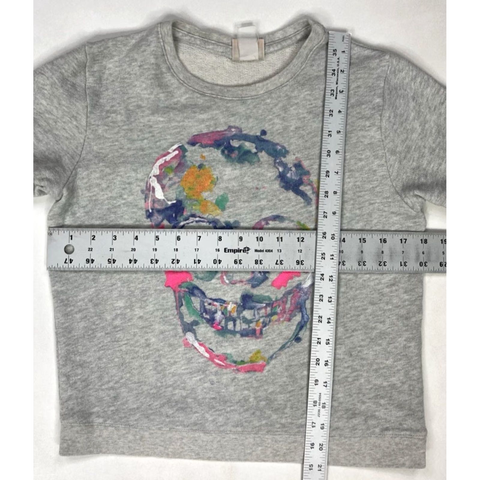 Junk Food VINTAGE Junk Food Skull Graphic Top Women S Gray Short Sleeve Size S / US 4 / IT 40 - 4 Thumbnail