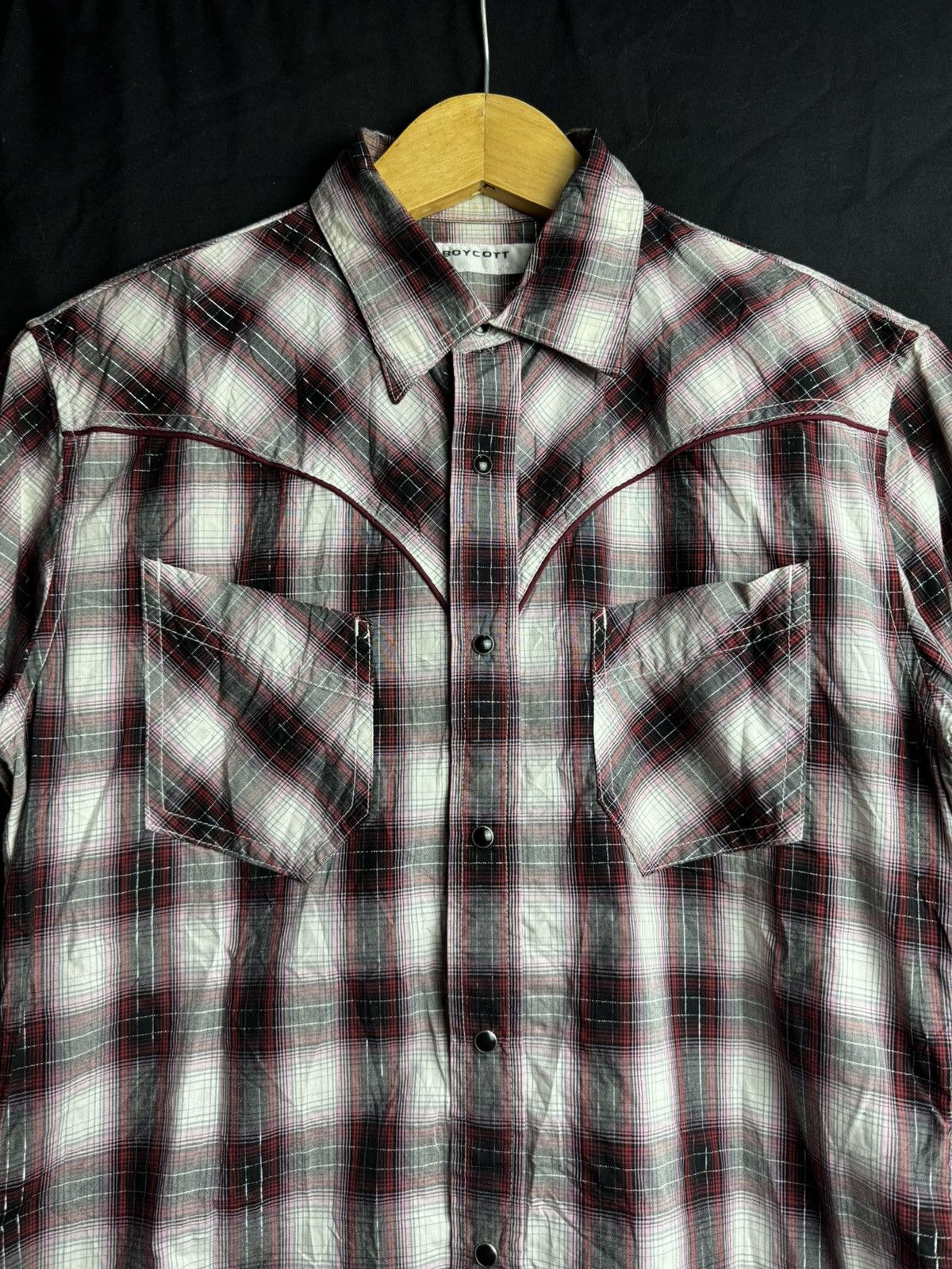If Six Was Nine × Japanese Brand × Le Grande Bleu (L.G.B.) 2000s Westren Boycott Shirt Semanticdesign Tornado style Size US M / EU 48-50 / 2 - 4 Thumbnail