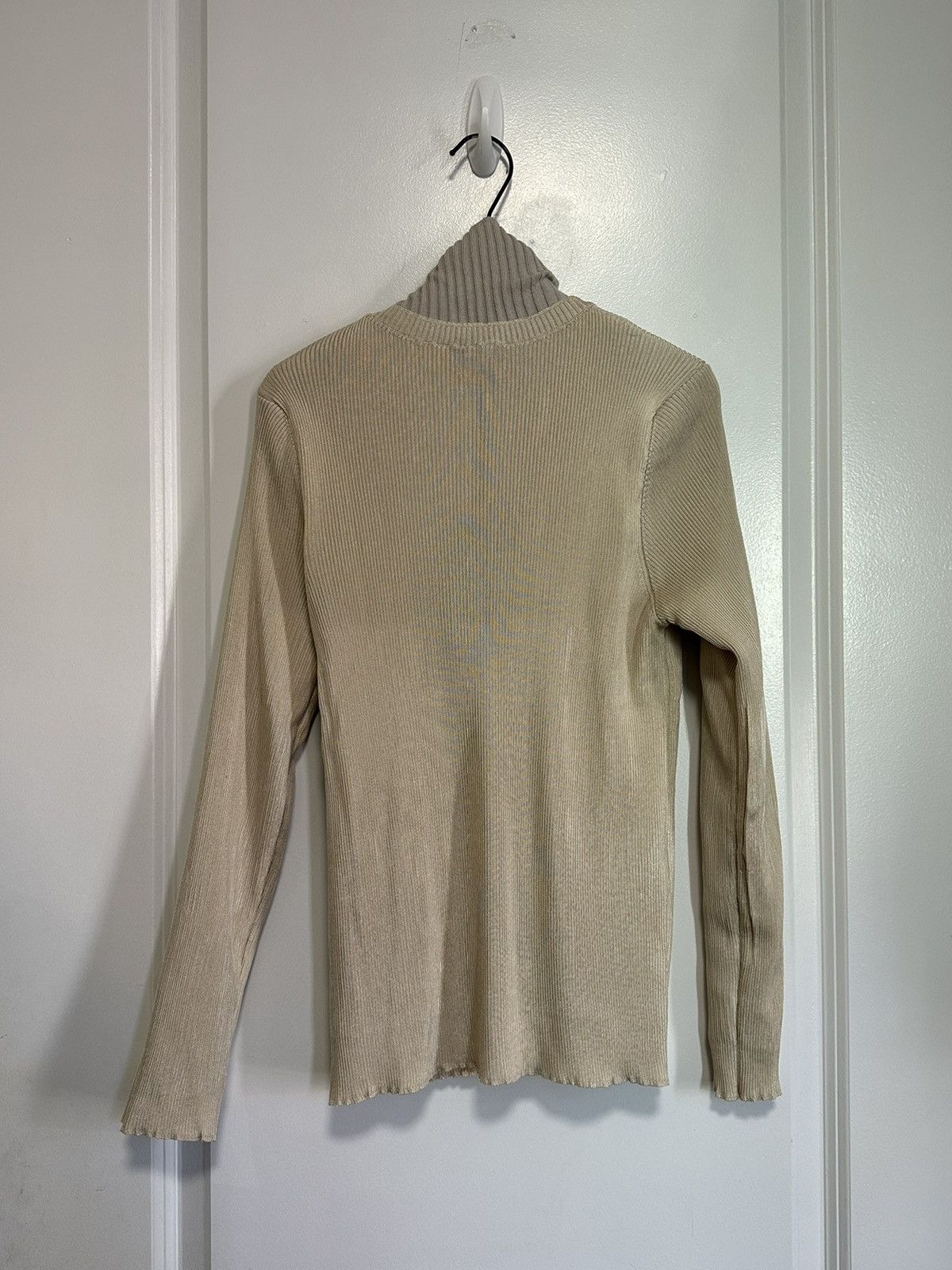 Balenciaga Beige reversible double layer turtleneck Size M / US 6-8 / IT 42-44 - 2 Thumbnail