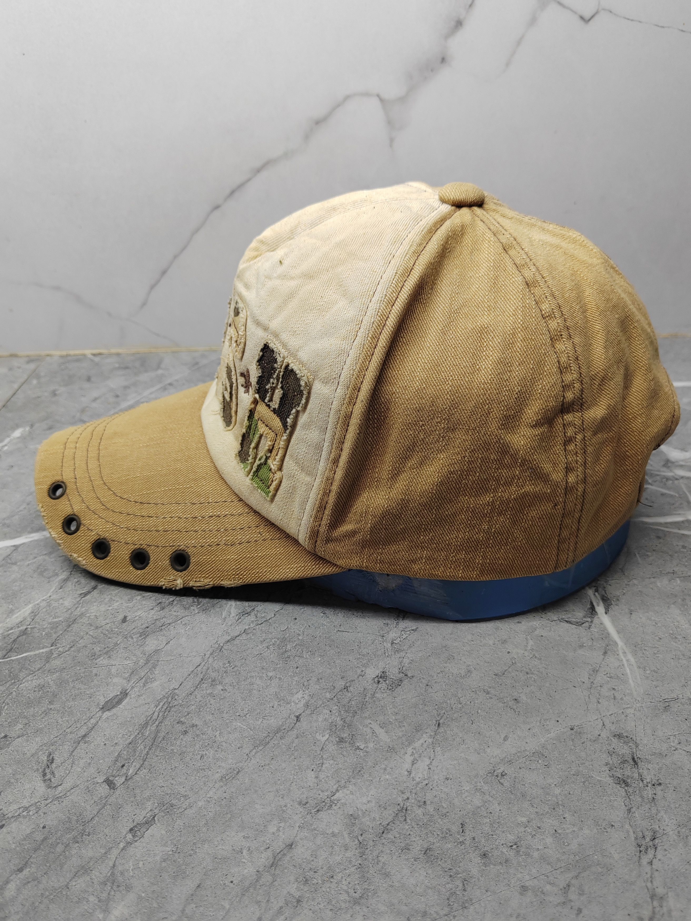 Japanese Brand Vintage Rash Distressed Style Cap Hat Size ONE SIZE - 4 Thumbnail
