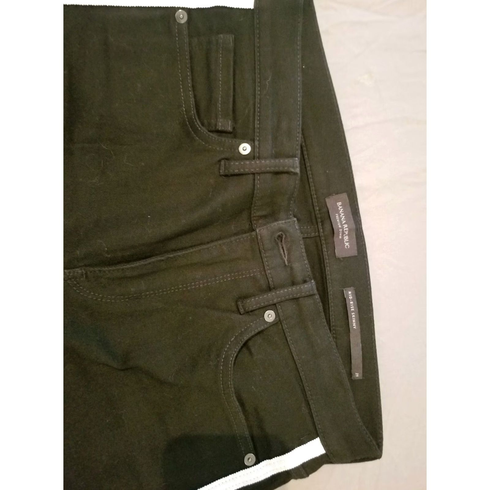 Banana Republic Womens Banana Republic Jeans Skinny 29 Black Denim Pants Size 29 Regular Denim Banana Republic Womens Skinny Jeans Black 90s? Size 29" - 5 Thumbnail