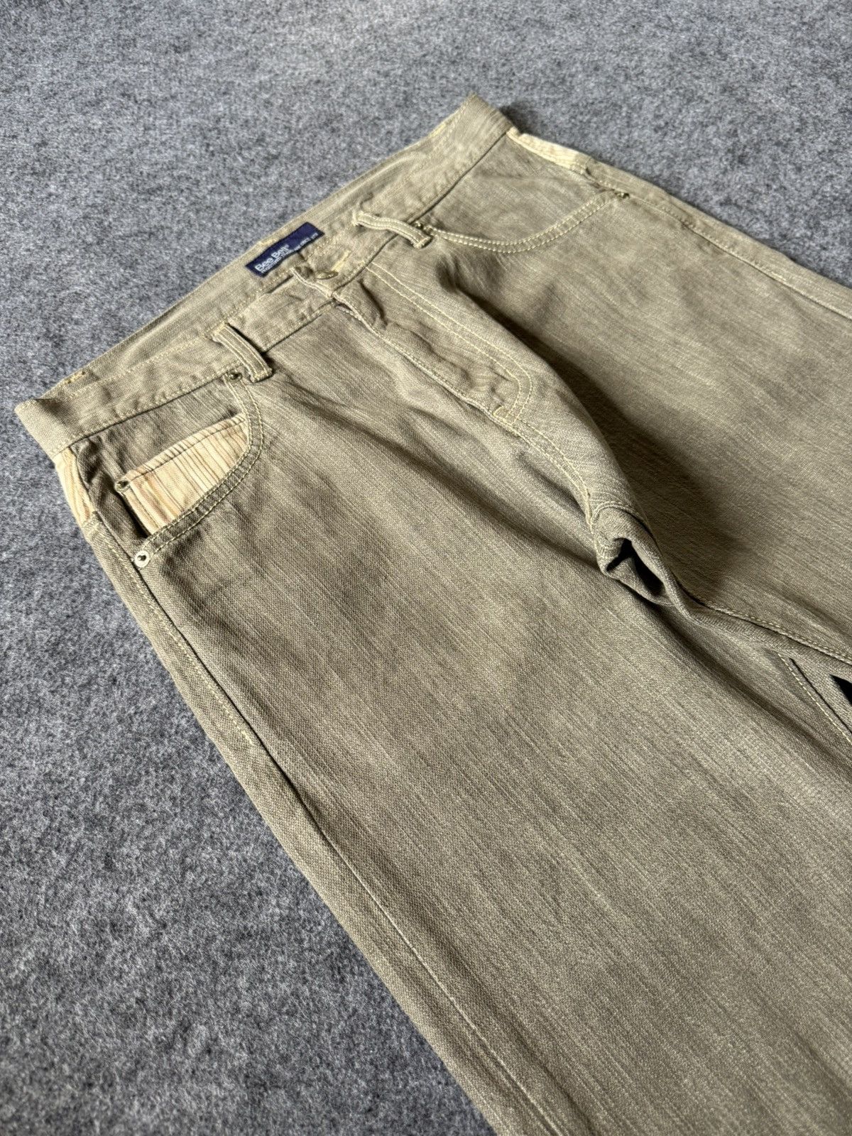 Japanese Brand × Vintage Bee Bell Japan hybrid Smokey Gray Jeans Size US 32 / EU 48 - 13 Thumbnail