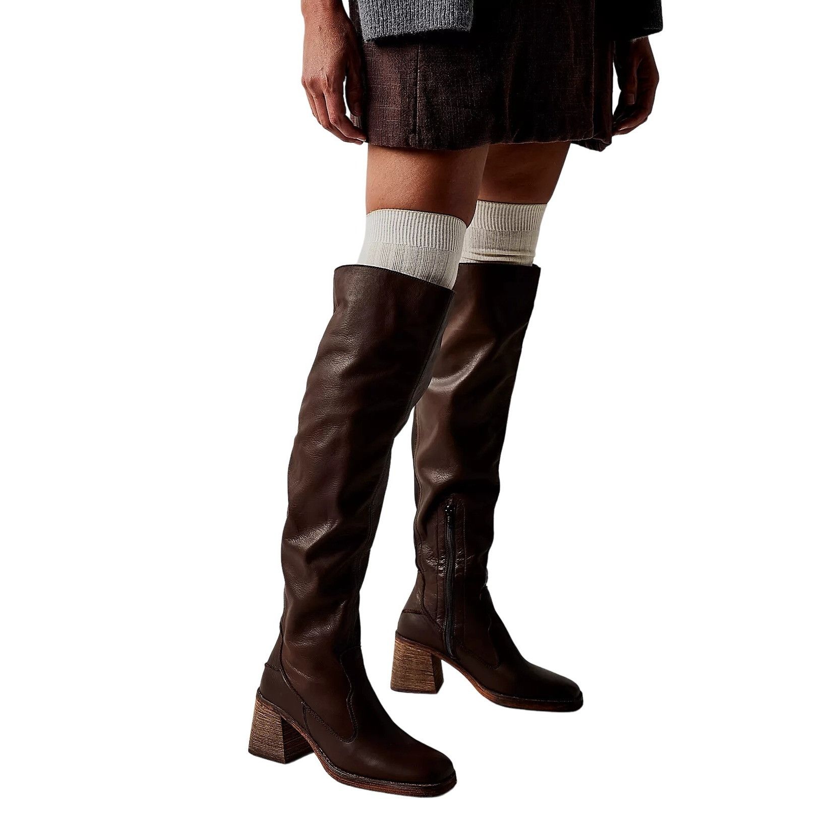 Free People Free People Womens Boots Size 37 Brown Brianna Size US 7 / IT 37 - 8 Thumbnail