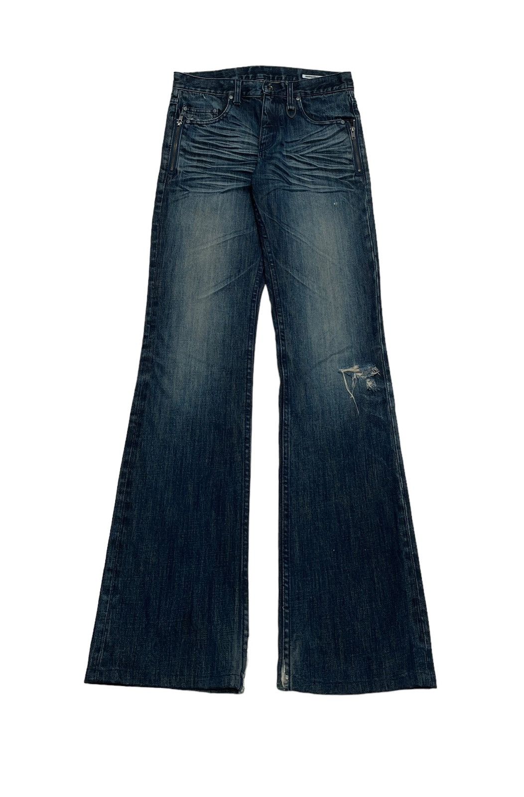 semanticdesign Vintage Brand Semantic Design Bootcut Flared Jeans 2000s Size US 31 - 1 Thumbnail