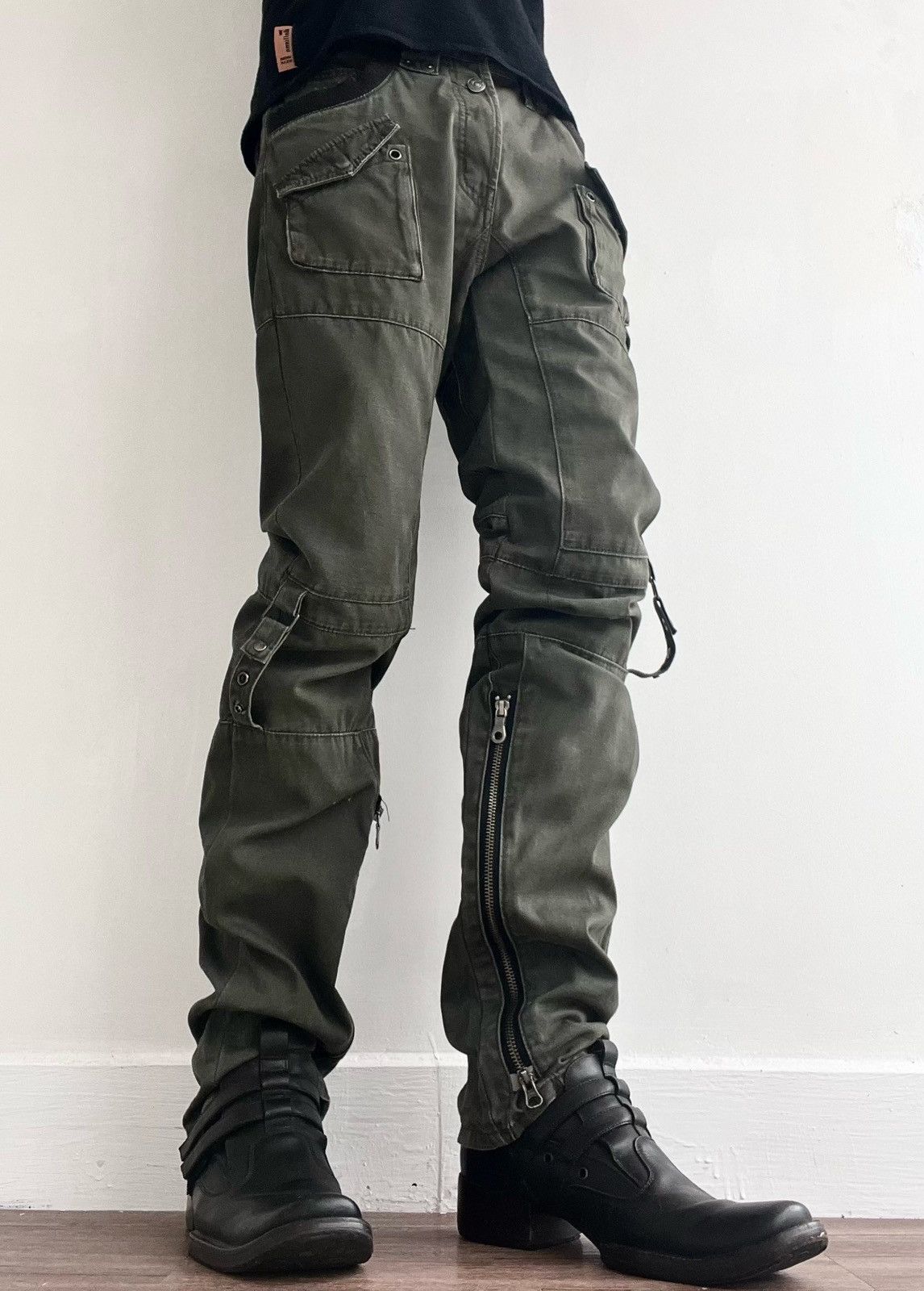 PPFM 2000s PPFM Bondage Cargo Pants Size US 32 / EU 48 - 3 Thumbnail
