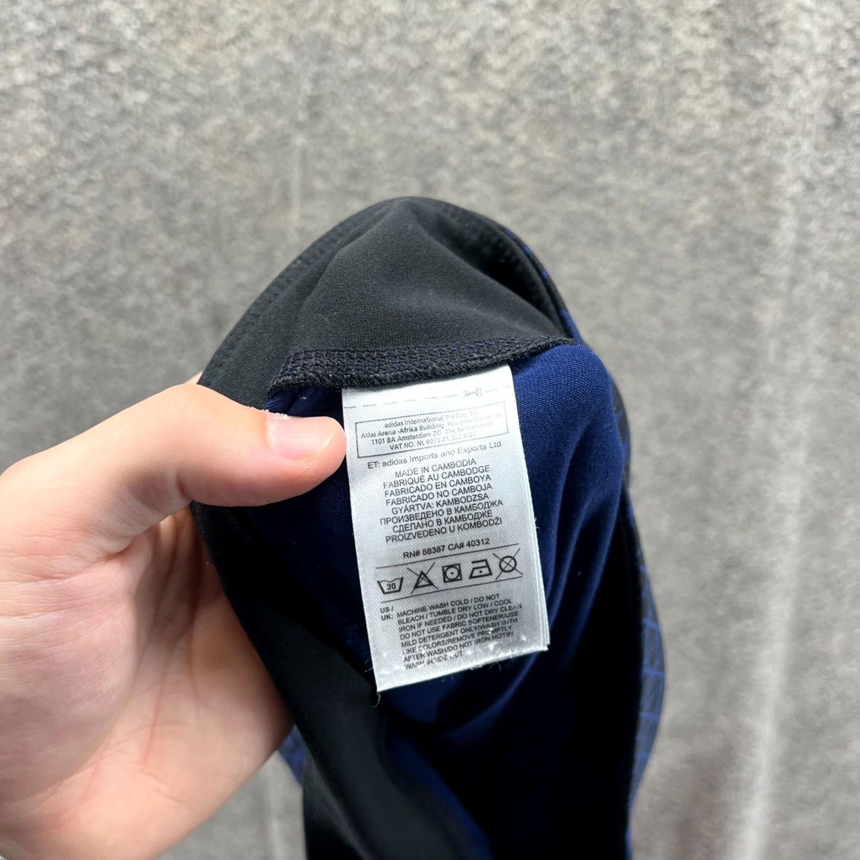 Adidas Adidas Pants Womens Medium Blue Athletic Climalite Training Gym Printed Leggings Size 32" / US 10 / IT 46 - 5 Thumbnail