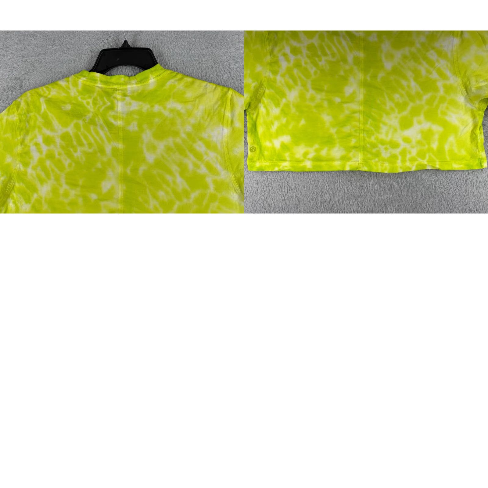 Lululemon Lululemon Shirt Women 8 Green Tie Dye All Yours Cropped Cotton T-Shirt W3GBPS Size M / US 6-8 / IT 42-44 - 9 Thumbnail