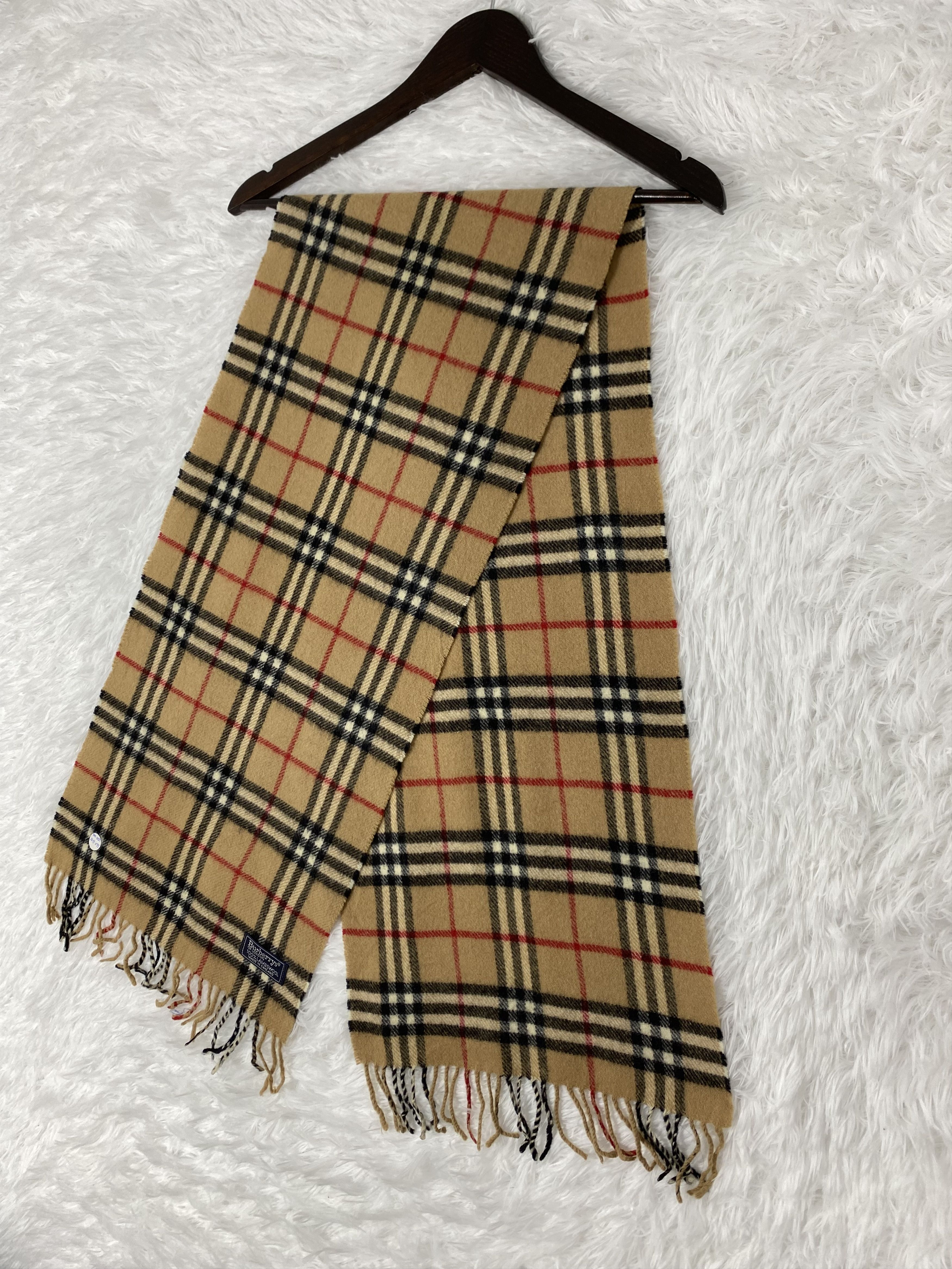 Burberry Vintage Burberry Scarf / Muffler Neckwear PM0057 Size ONE SIZE - 4 Thumbnail