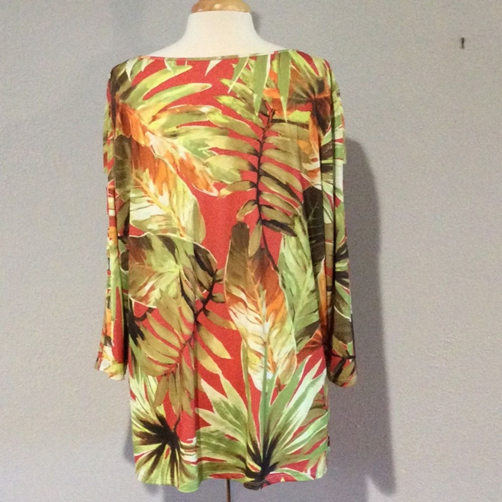 Other Alfred Dunner Cutout Sleeve Keyhole Neck Blouse XL Size XL / US 12-14 / IT 48-50 - 9 Thumbnail