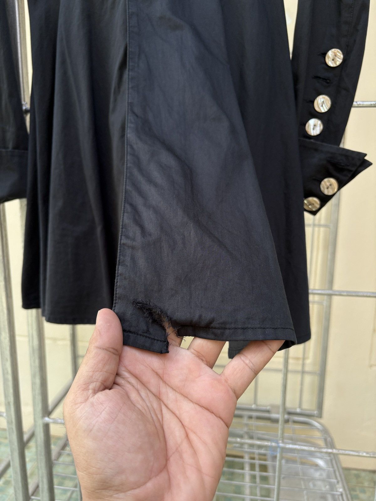Jean Paul Gaultier Jean Paul Gaultier JPG black long sleeves dress shirt Size M / US 6-8 / IT 42-44 - 6 Thumbnail
