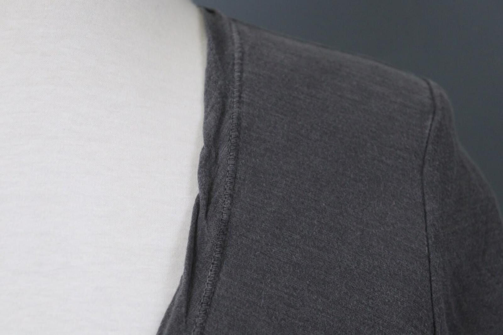James Perse James Perse Gray Cotton V-Neck Pullover Blouse Top Size 4 Size S / US 4 / IT 40 - 6 Thumbnail