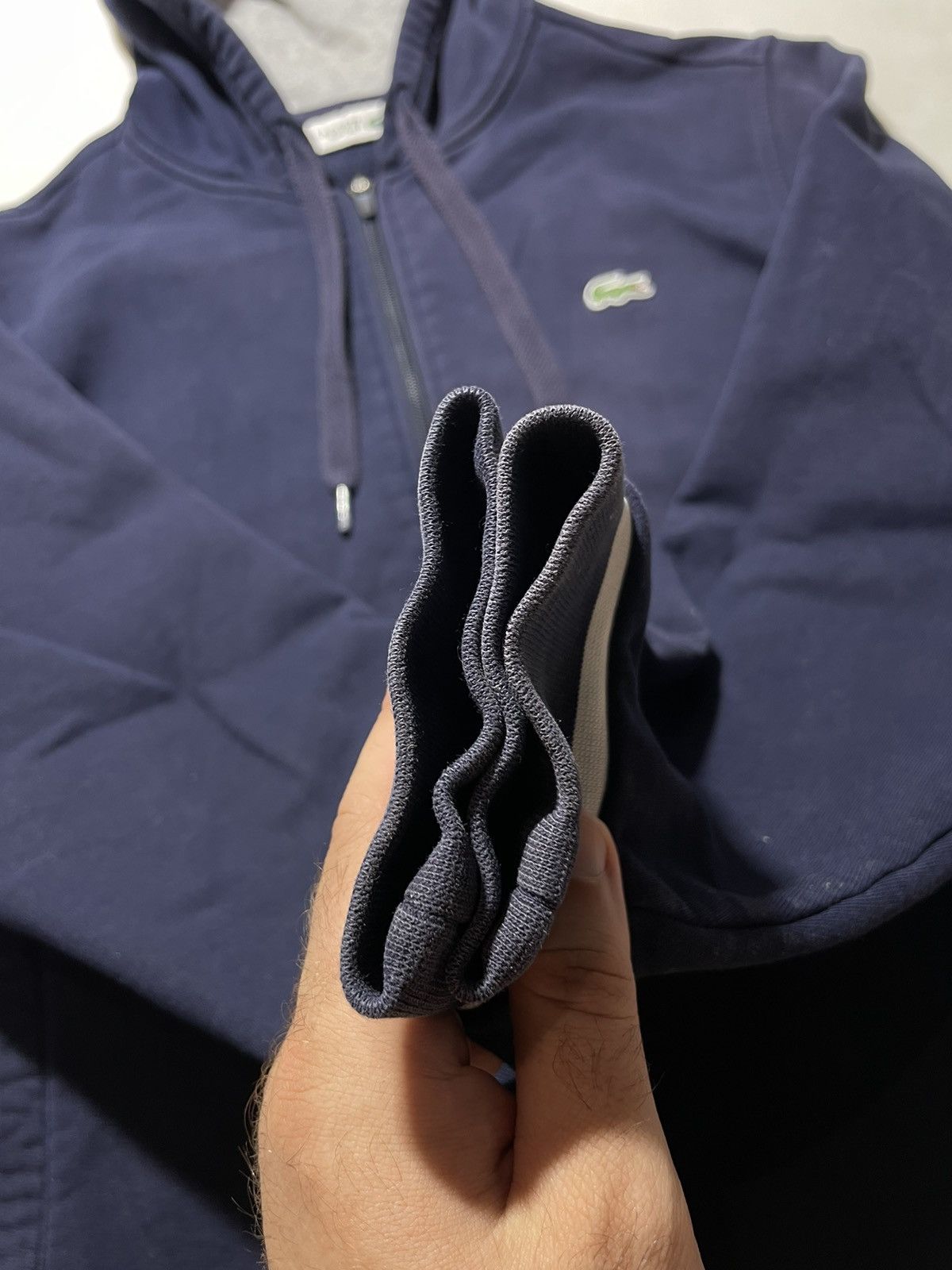 Lacoste Lacoste Sport Bog Logo Zip Hoodie Size US L / EU 52-54 / 3 - 13 Thumbnail