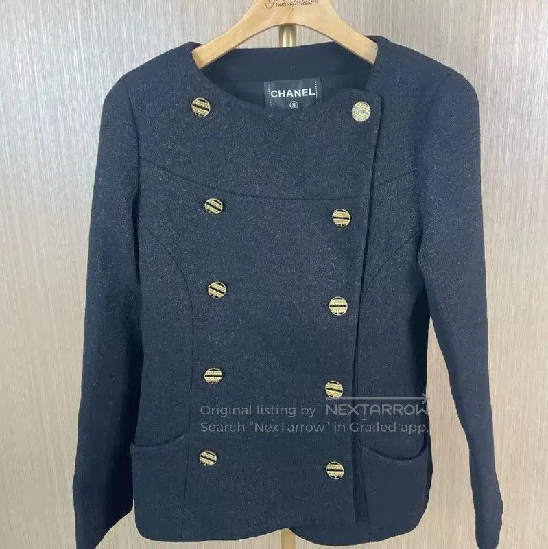Chanel Chanel Gray Wool Women's Jacket . Size M / US 6-8 / IT 42-44 - 1 Thumbnail