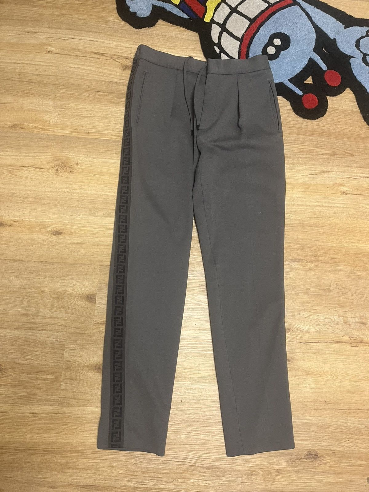 Fendi 2019 sample FENDI FF stripe Sweatpants Size US 32 / EU 48 - 1 Thumbnail