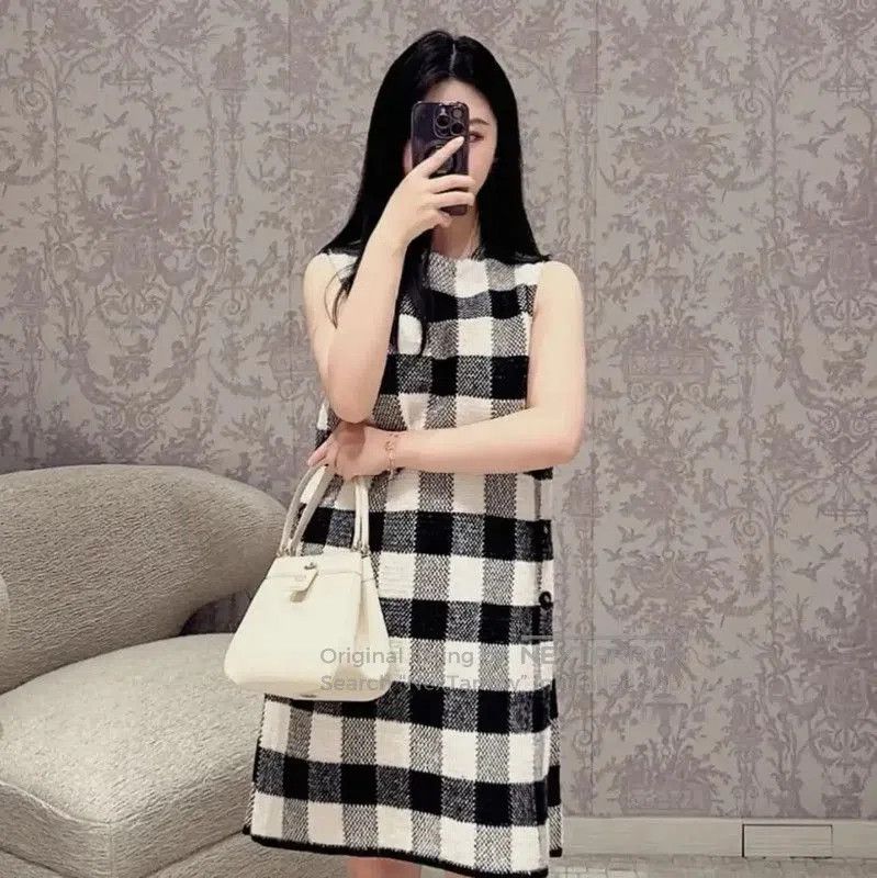 Dior Dior Color Block Wool Dress for Women . Size S / US 4 / IT 40 - 8 Thumbnail
