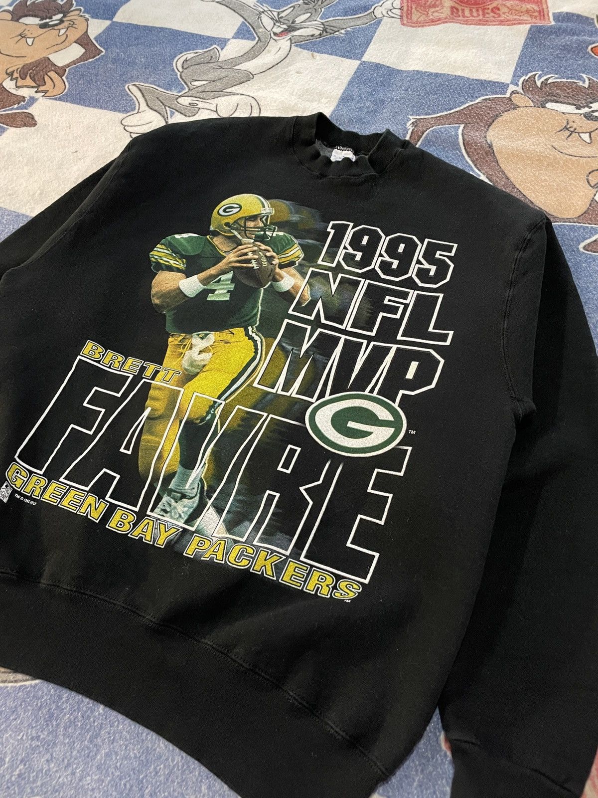 NFL Vintage Green Bay Packers brett Favre mvp crewneck Size US XL / EU 56 / 4 - 2 Thumbnail