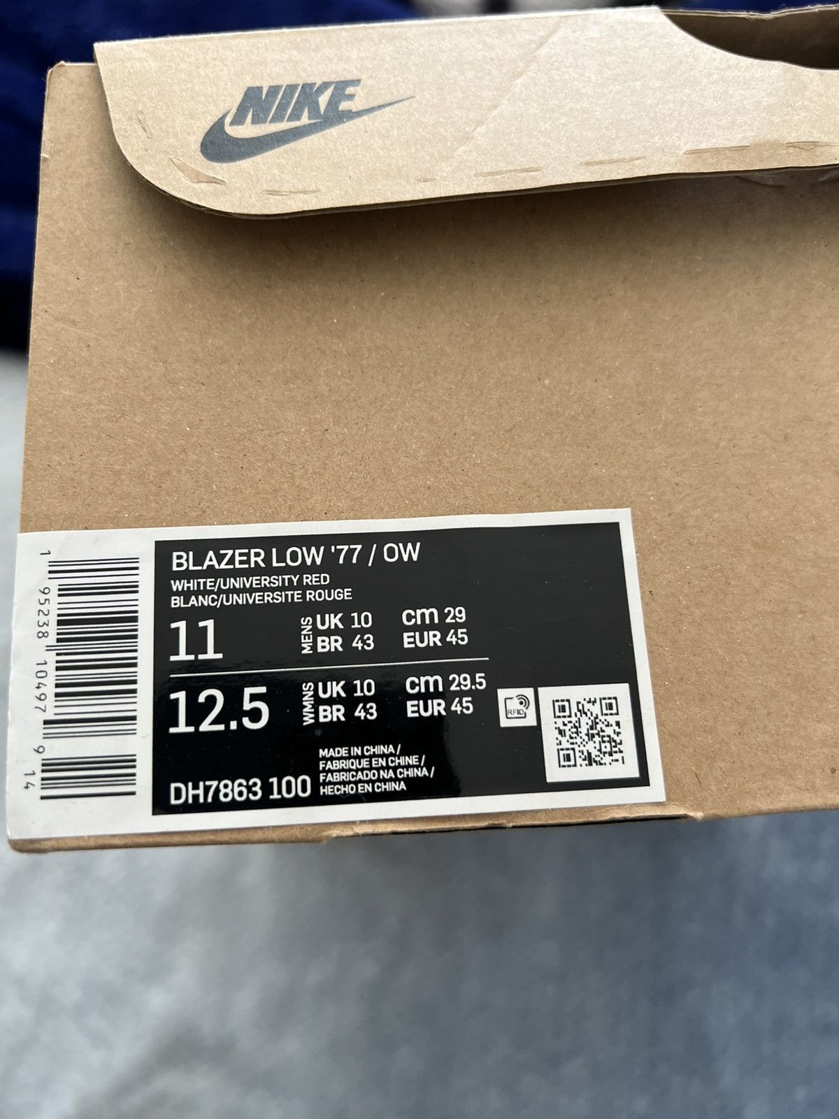 Nike × Off-White Nike off white blazer low Size US 11 / EU 44 - 7 Thumbnail