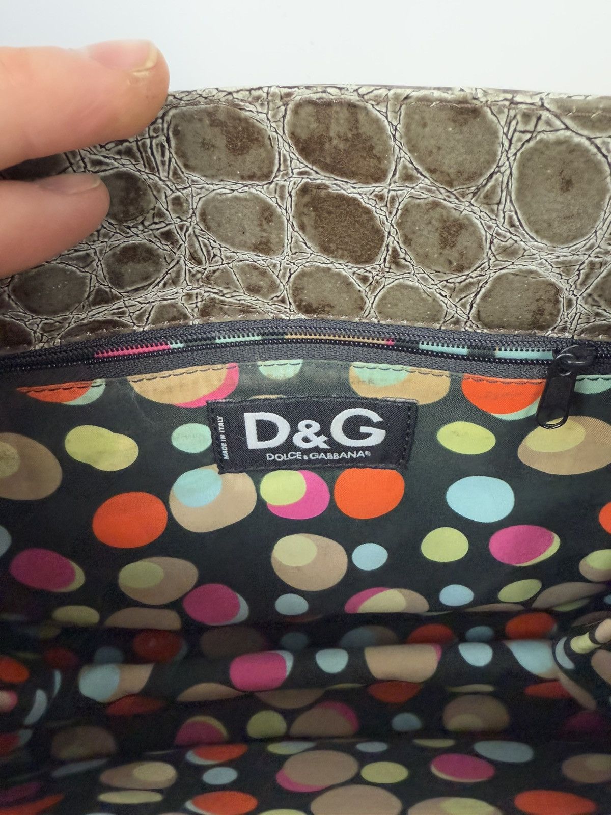 Dolce & Gabbana × Vintage DOLCE & GABBANA VINTAGE LEATHER BAG Size ONE SIZE - 12 Thumbnail