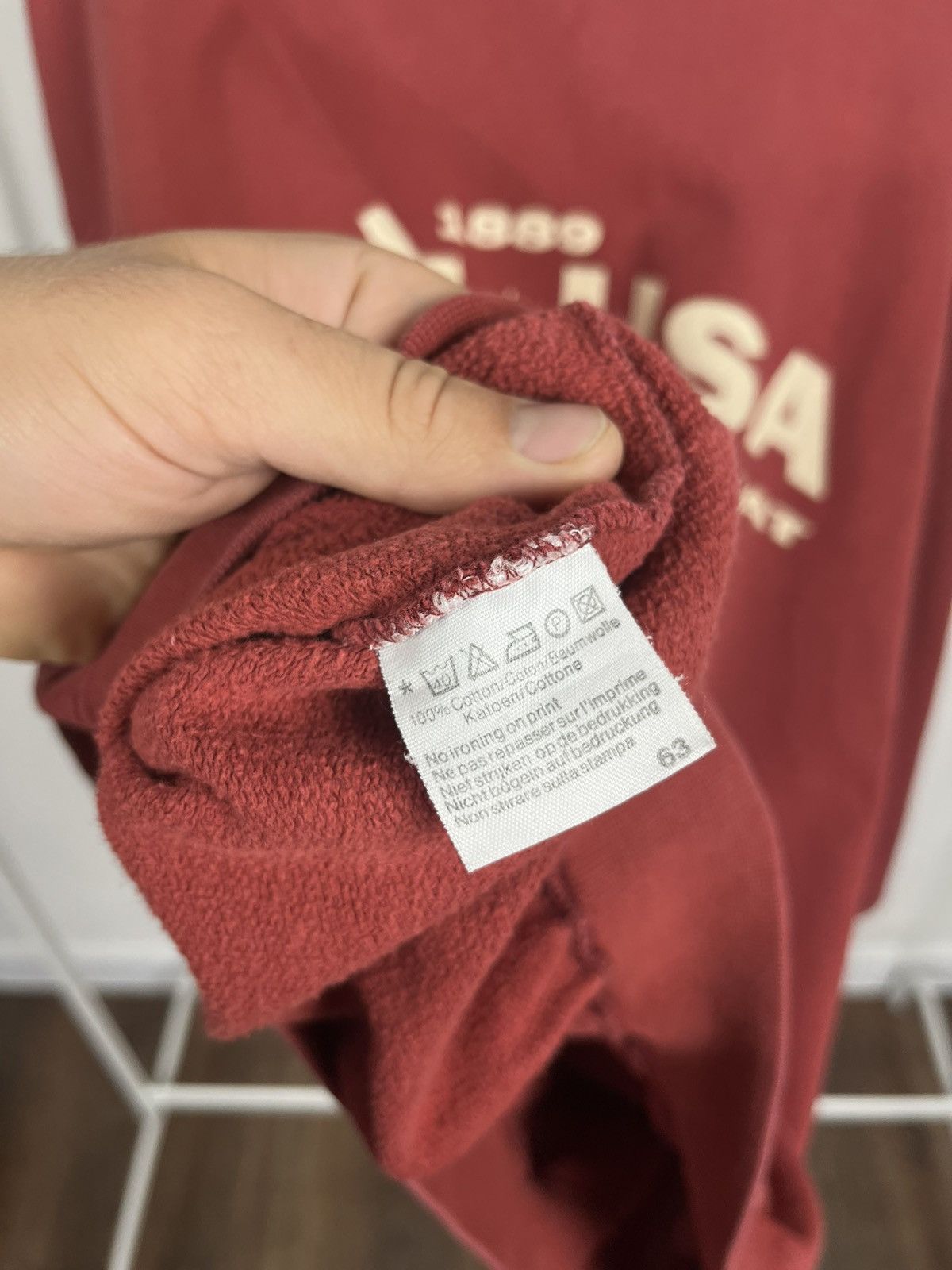 Lee Vintage Lee USA Red Sweatshirt The Jeans That Built America Size US M / EU 48-50 / 2 - 5 Thumbnail