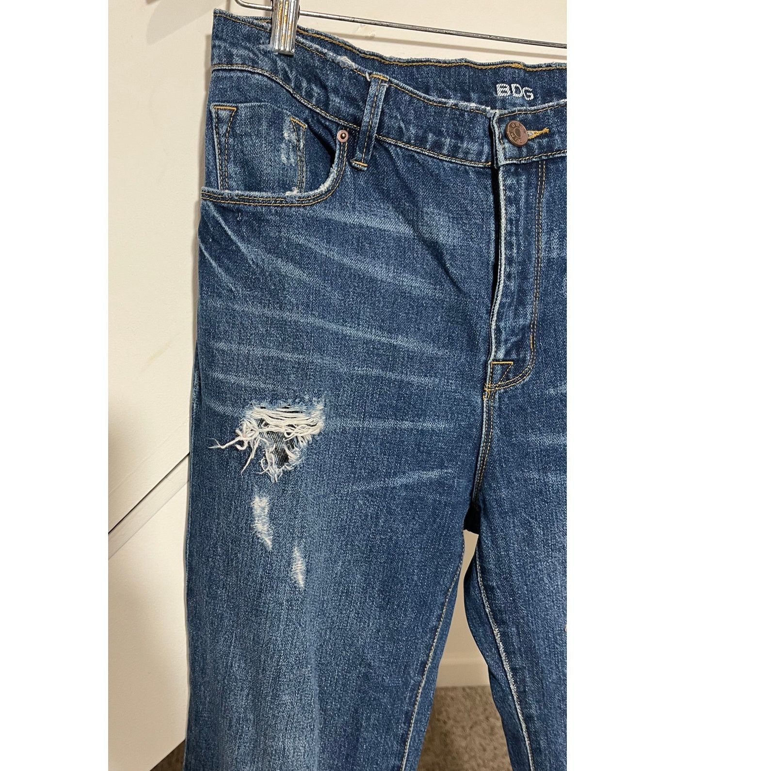 Bdg BDG Urban Outfitters High Rise Ankle Kicker Jeans Size 29 W Size 29" - 3 Thumbnail